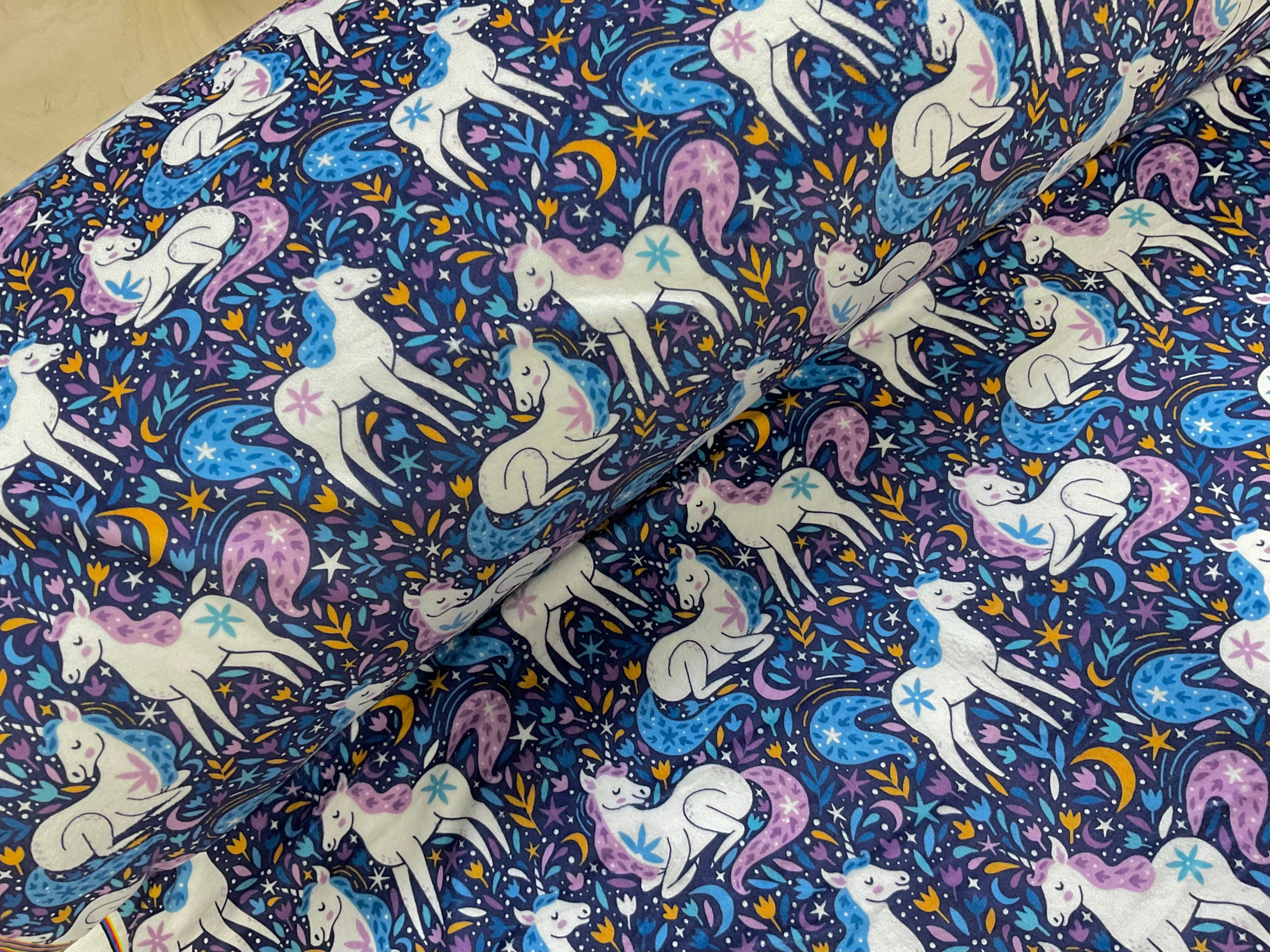 Unicorn Garden Squish Fleece