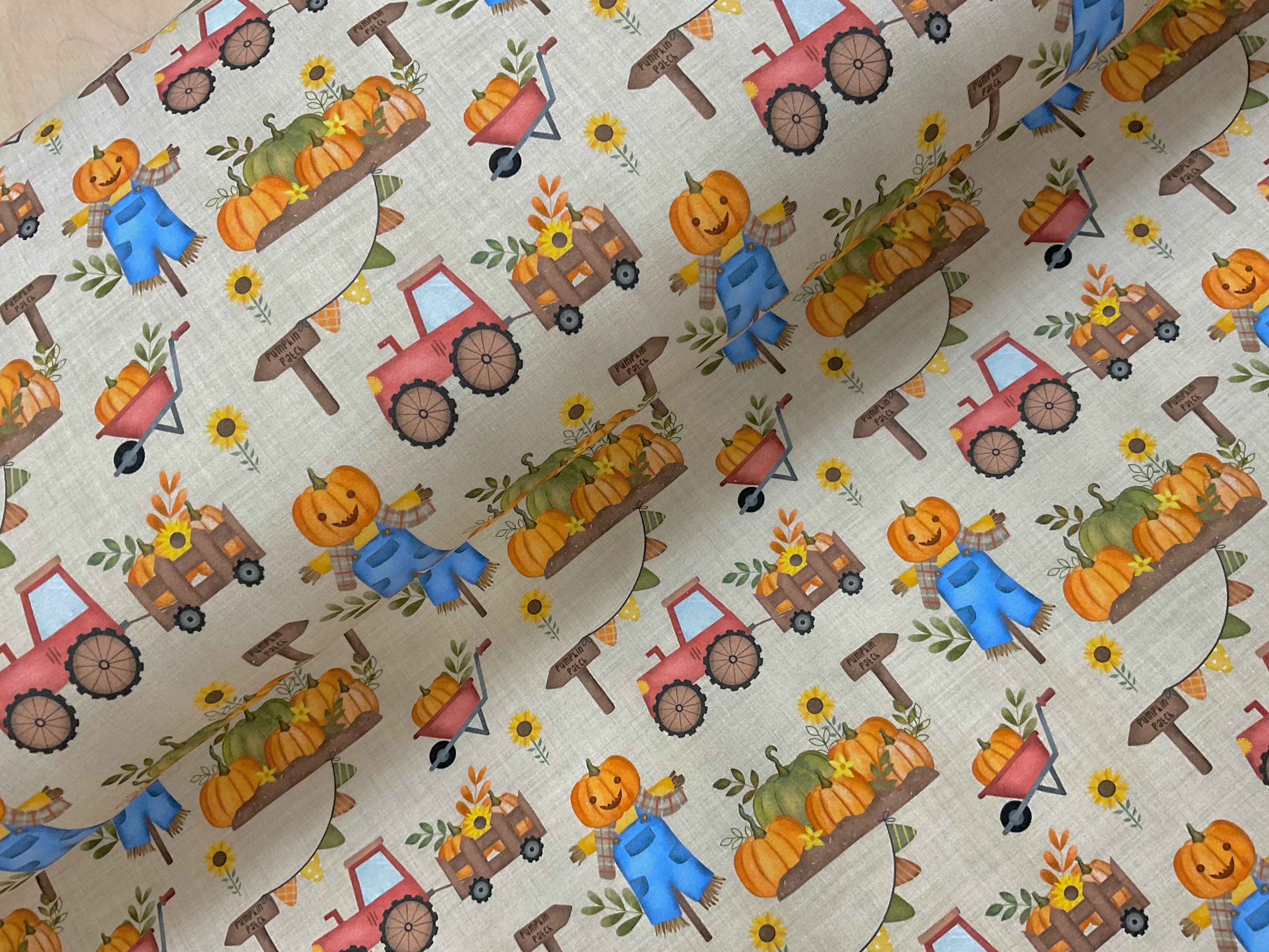 Pumpkin Patch Cotton Jersey