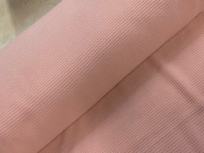 Blush Bamboo Waffle Towelling