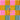 PRE ORDER Retro Rainbow Grid Cotton Jersey - DUE IN STOCK End of November