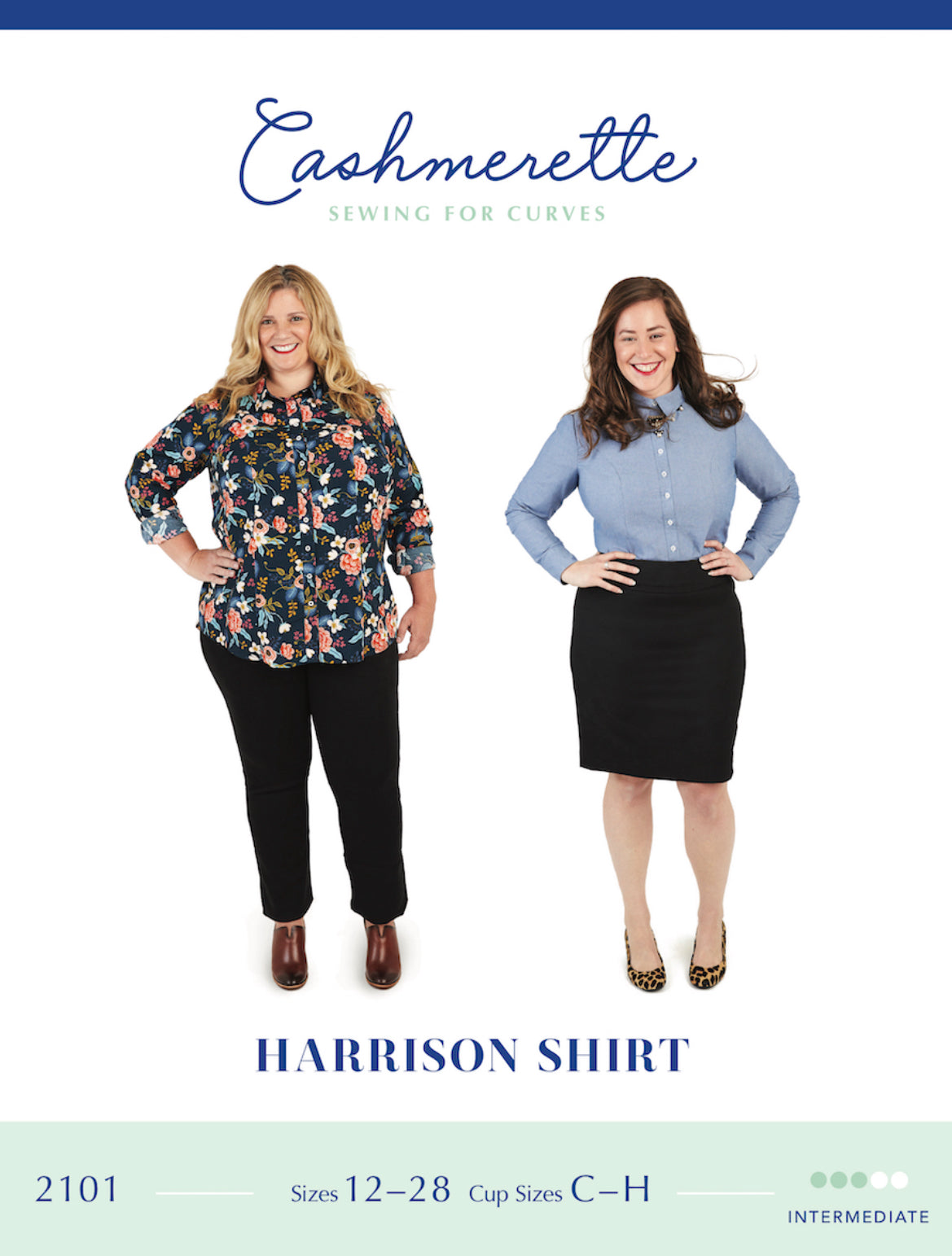 Harrison Shirt Cashmerette Sewing Pattern (size 12-32)