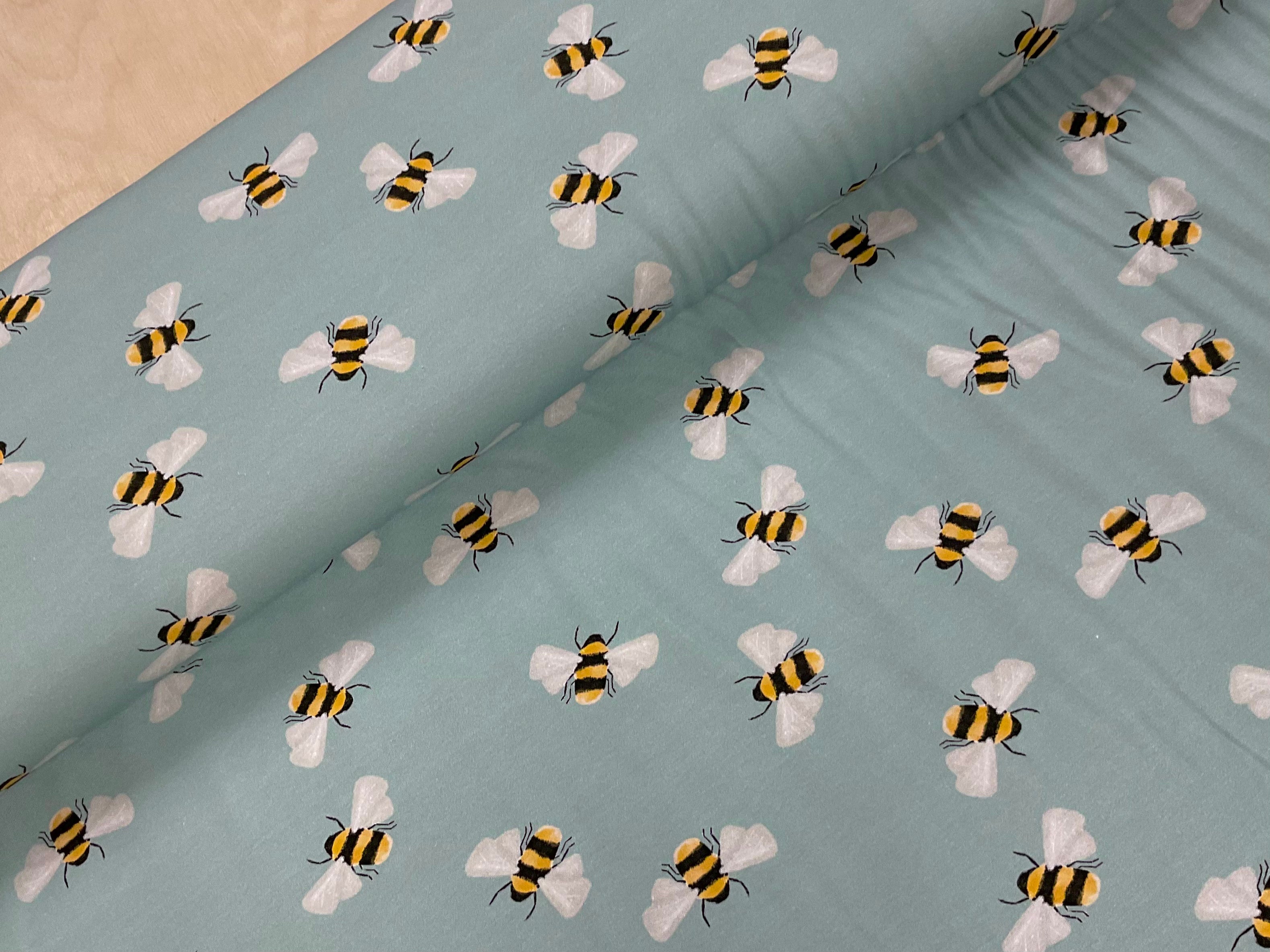 Bee Sky Cotton Jersey