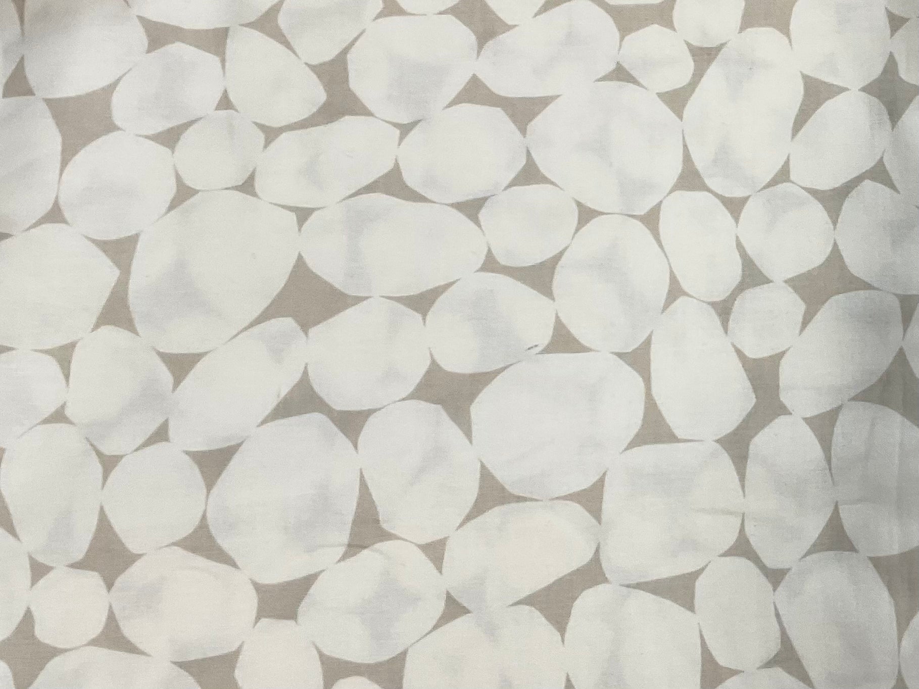 BOLT END - 80cm White Pebbles Cotton