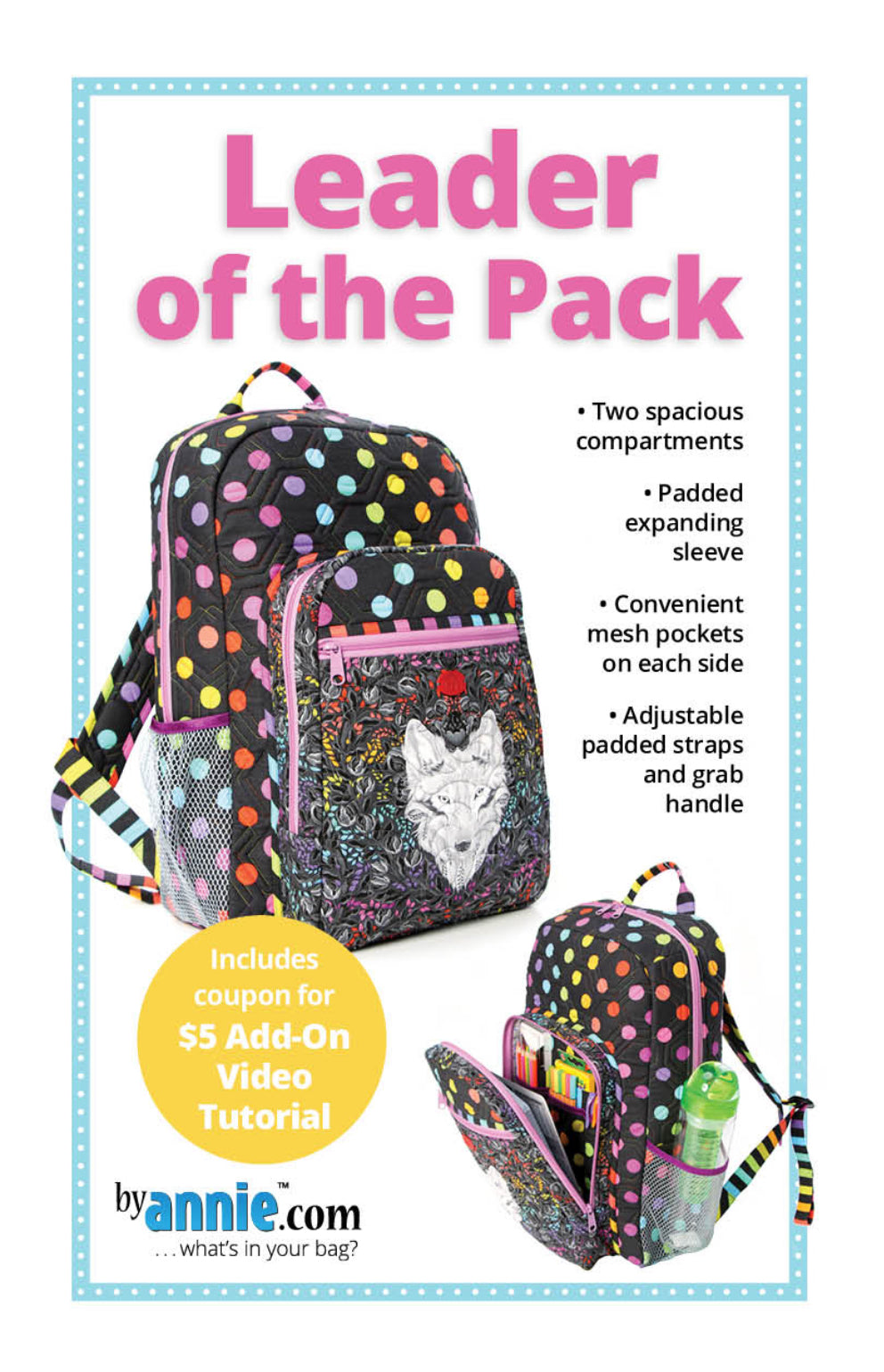 Patterns by Annie Leader of the Pack Sewing Pattern