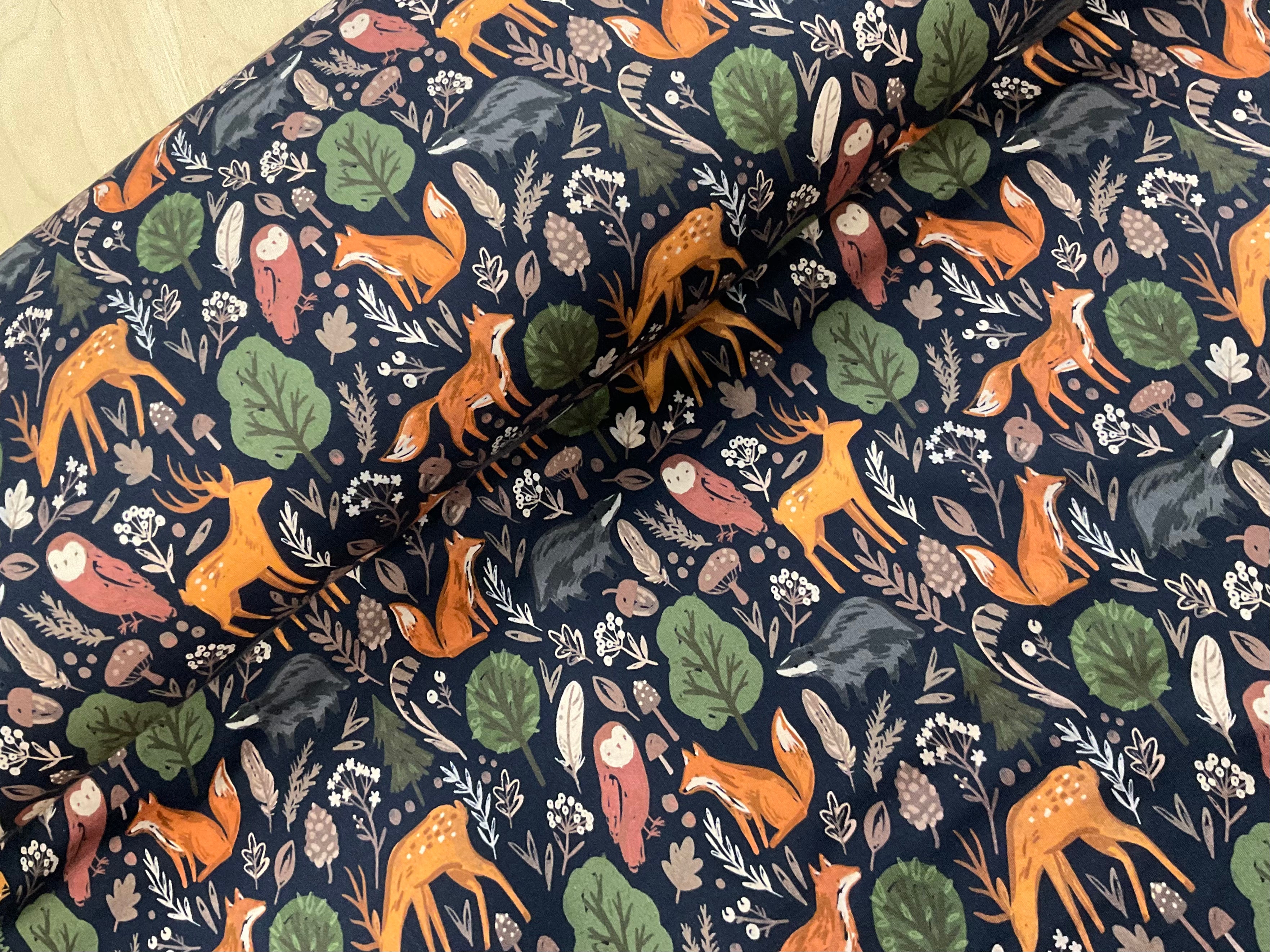 Sketched Autumn Woodland Soft Sweat