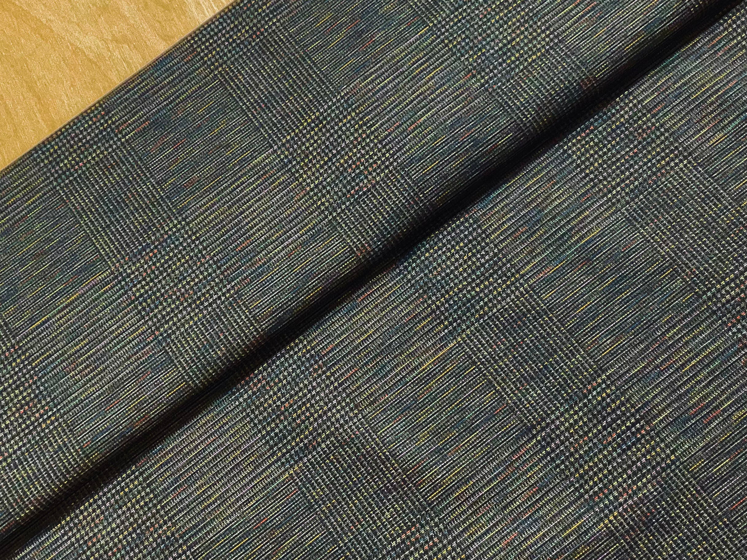 Stock Room Clearance - Black and Multicolour Stretch Check