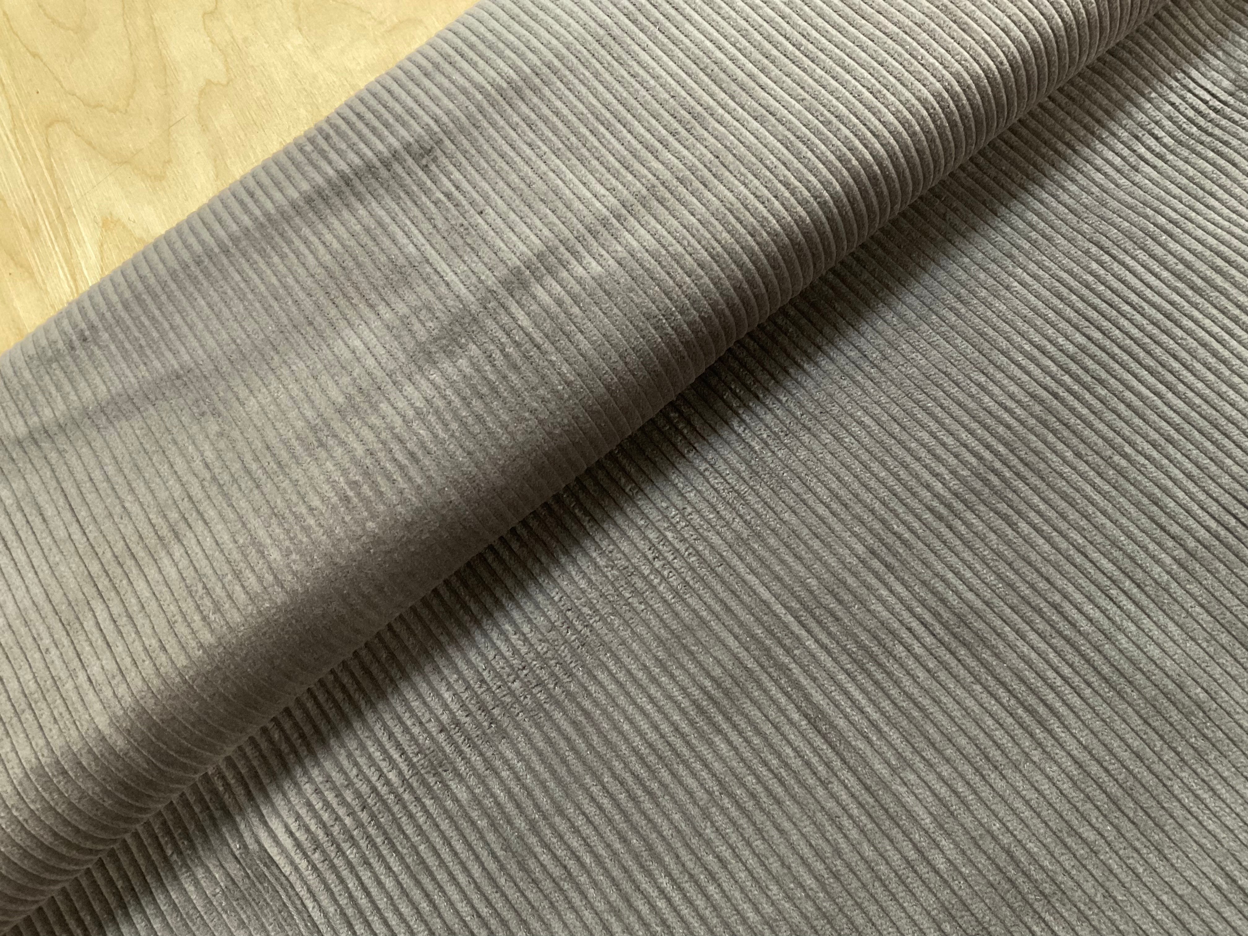 STOCKROOM CLEARANCE - Grey 4.5 Wale Washed Cord