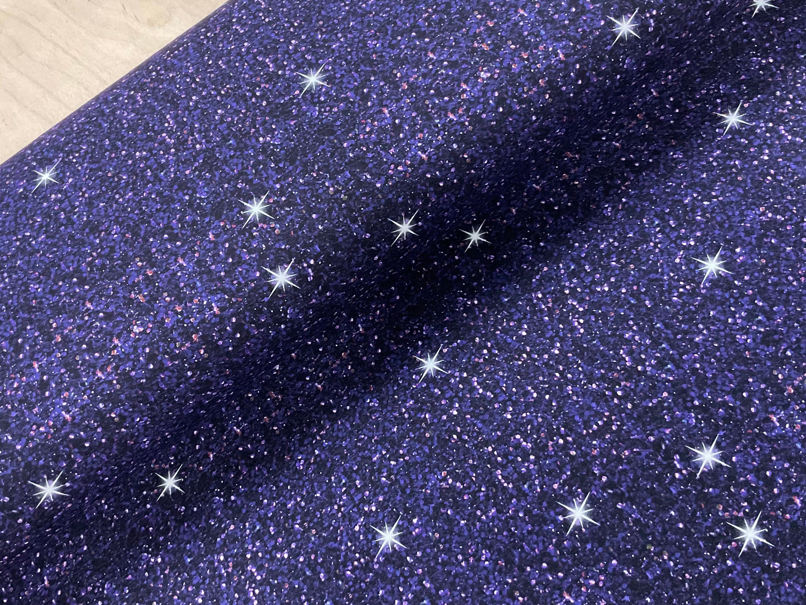 Midnight Glitter Cotton Jersey