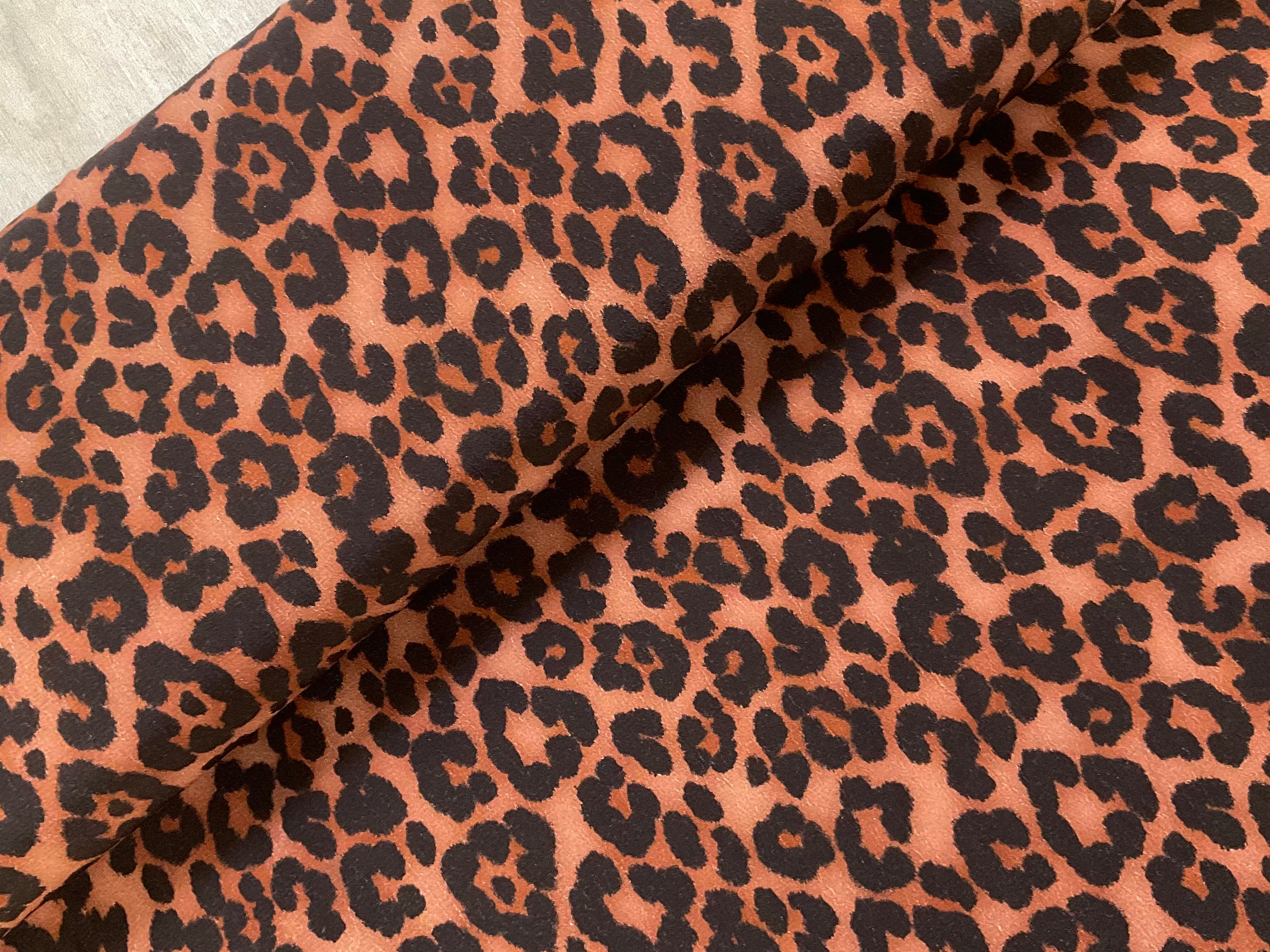 Ace Animal Print Viscose Crepe by Fabric Godmother