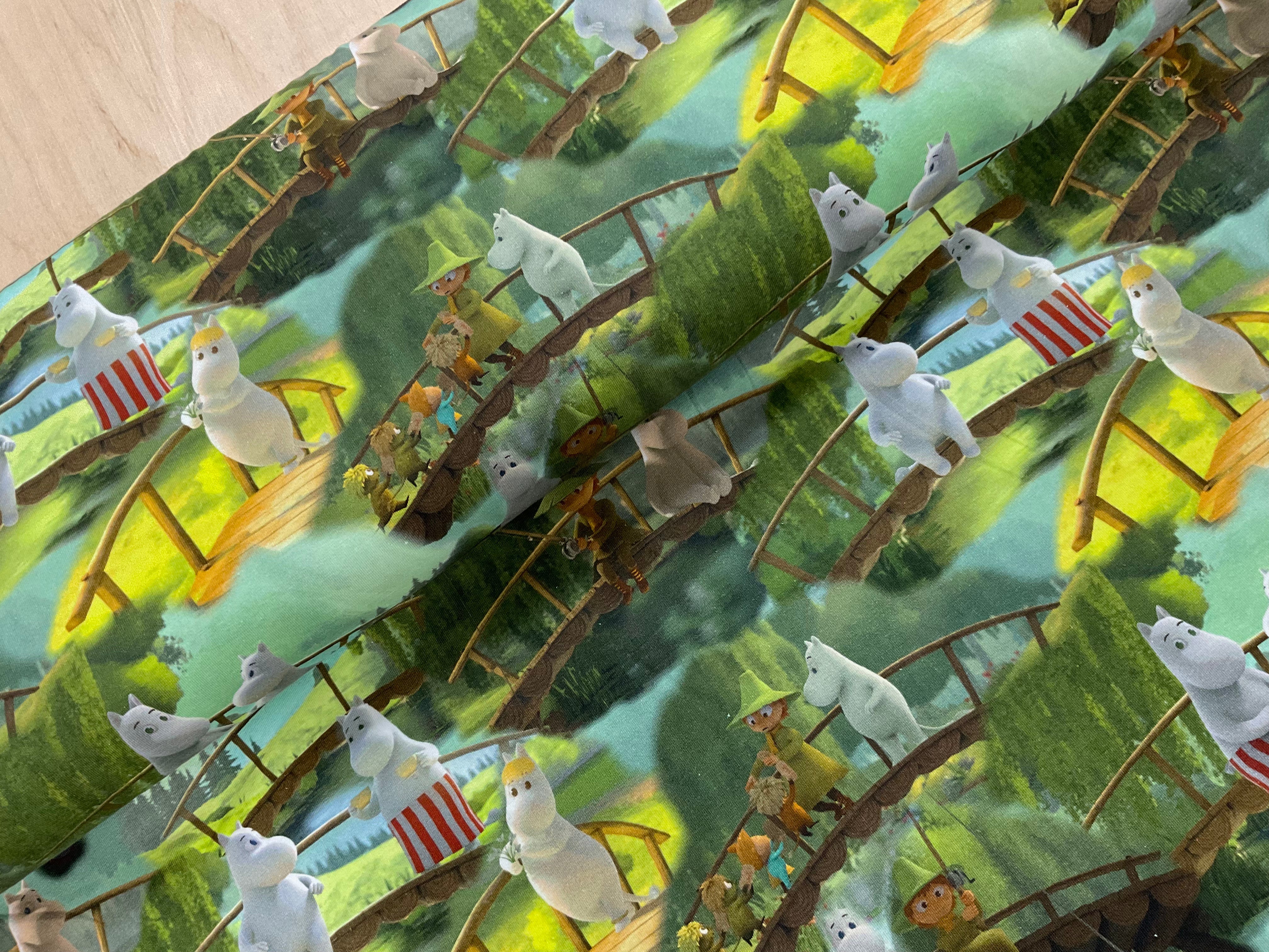 Moomins (Licensed) Cotton Jersey Fabric