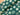 Green Christmas Baubles Cotton Jersey Fabric
