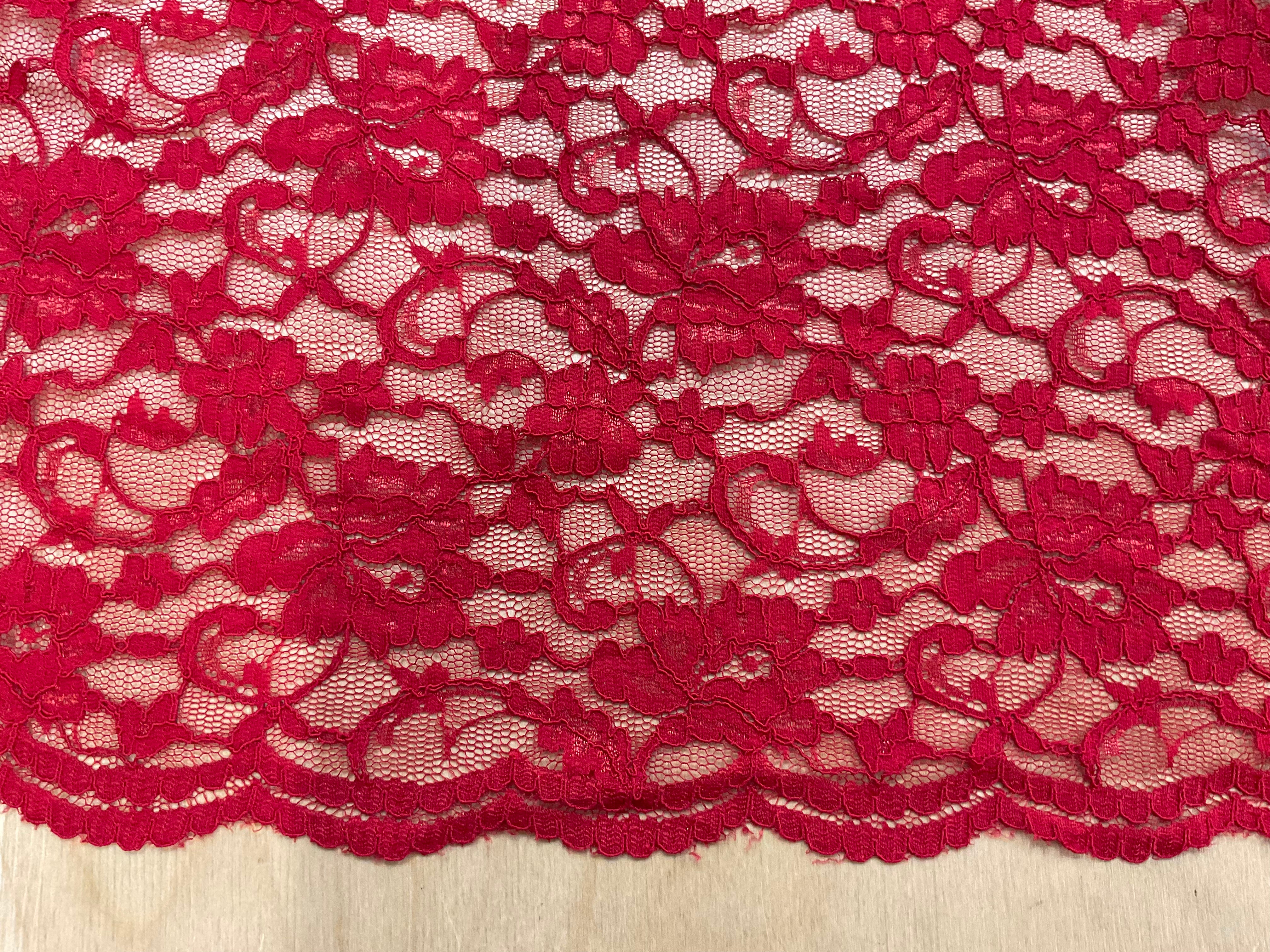 STOCKROOM CLEARANCE - Red Lace