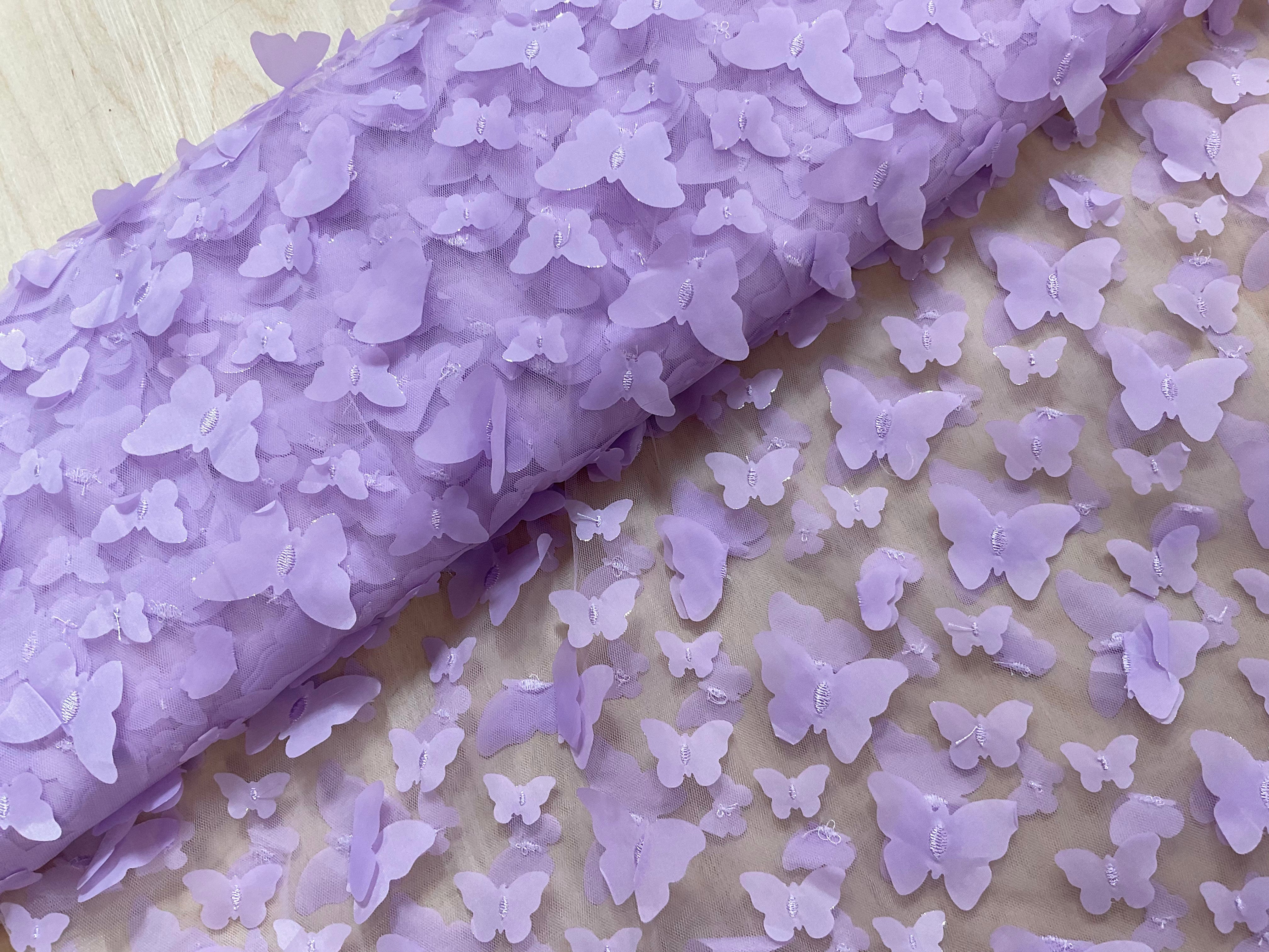 3D Butterflies Tulle