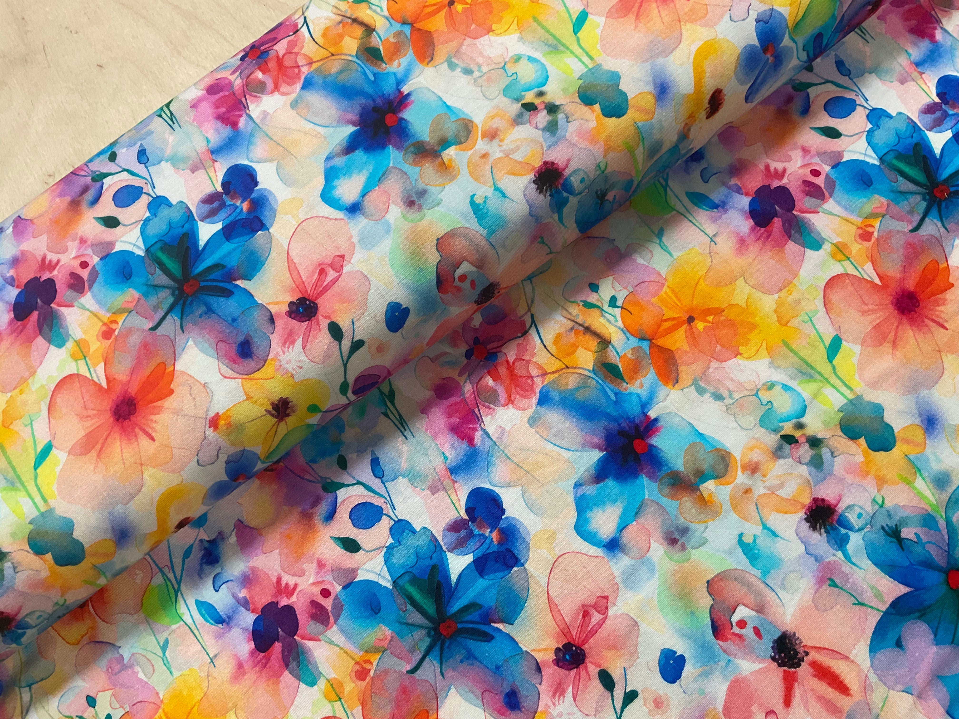 Blooming Rainbows Bamboo Jersey
