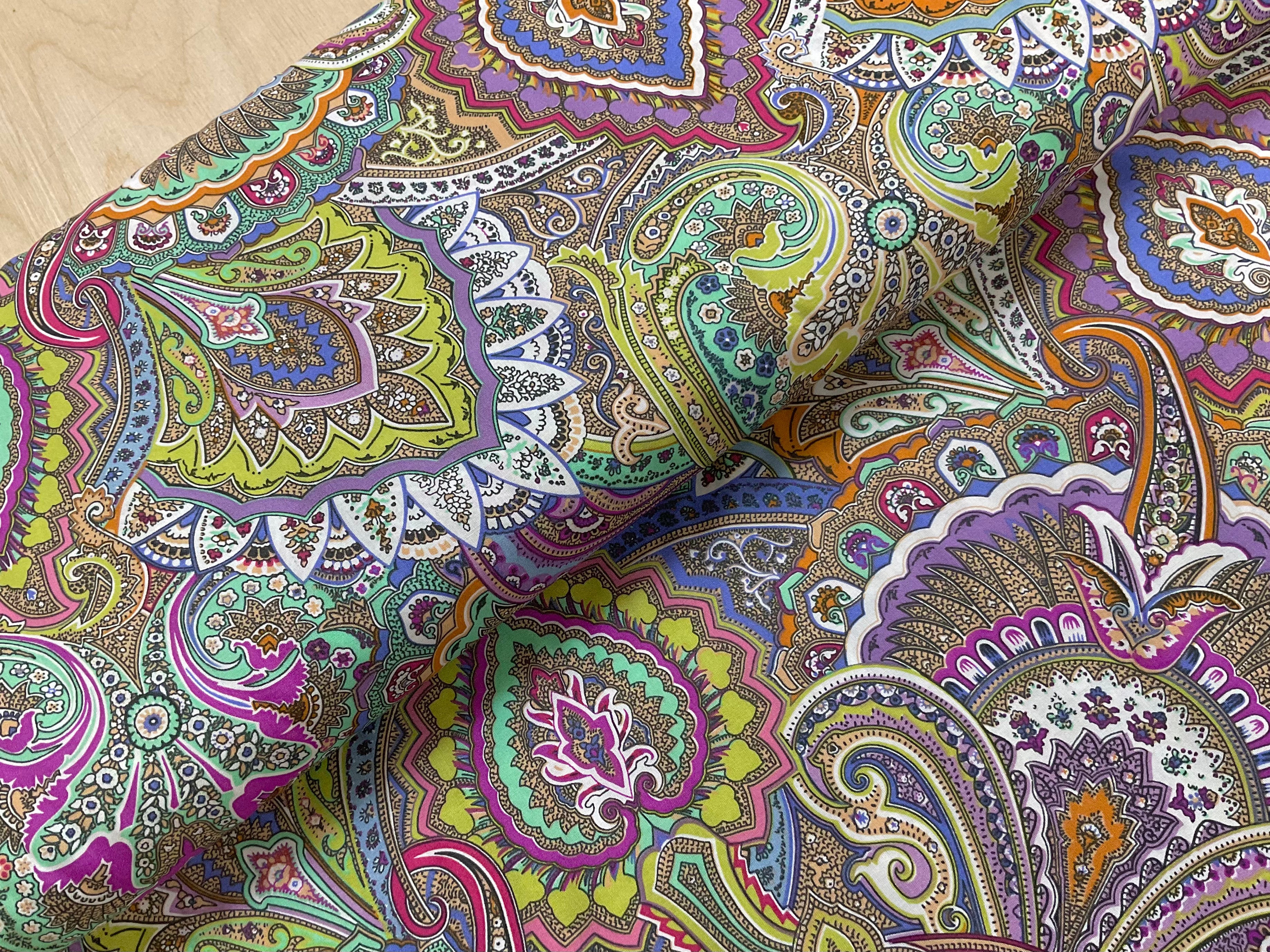 Pastel Paisley Viscose