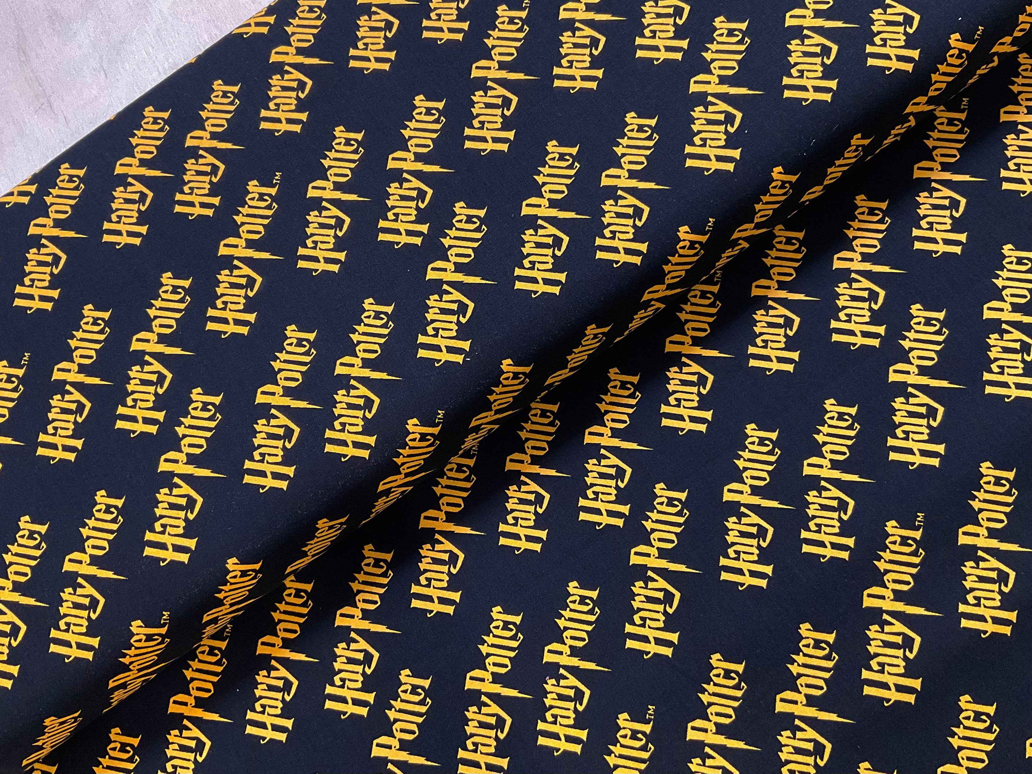 Harry Potter Black Licensed Cotton