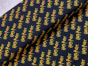 Harry Potter Black Licensed Cotton