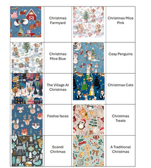 Christmas PRE ORDER 2026 Cotton Jersey and French Terry