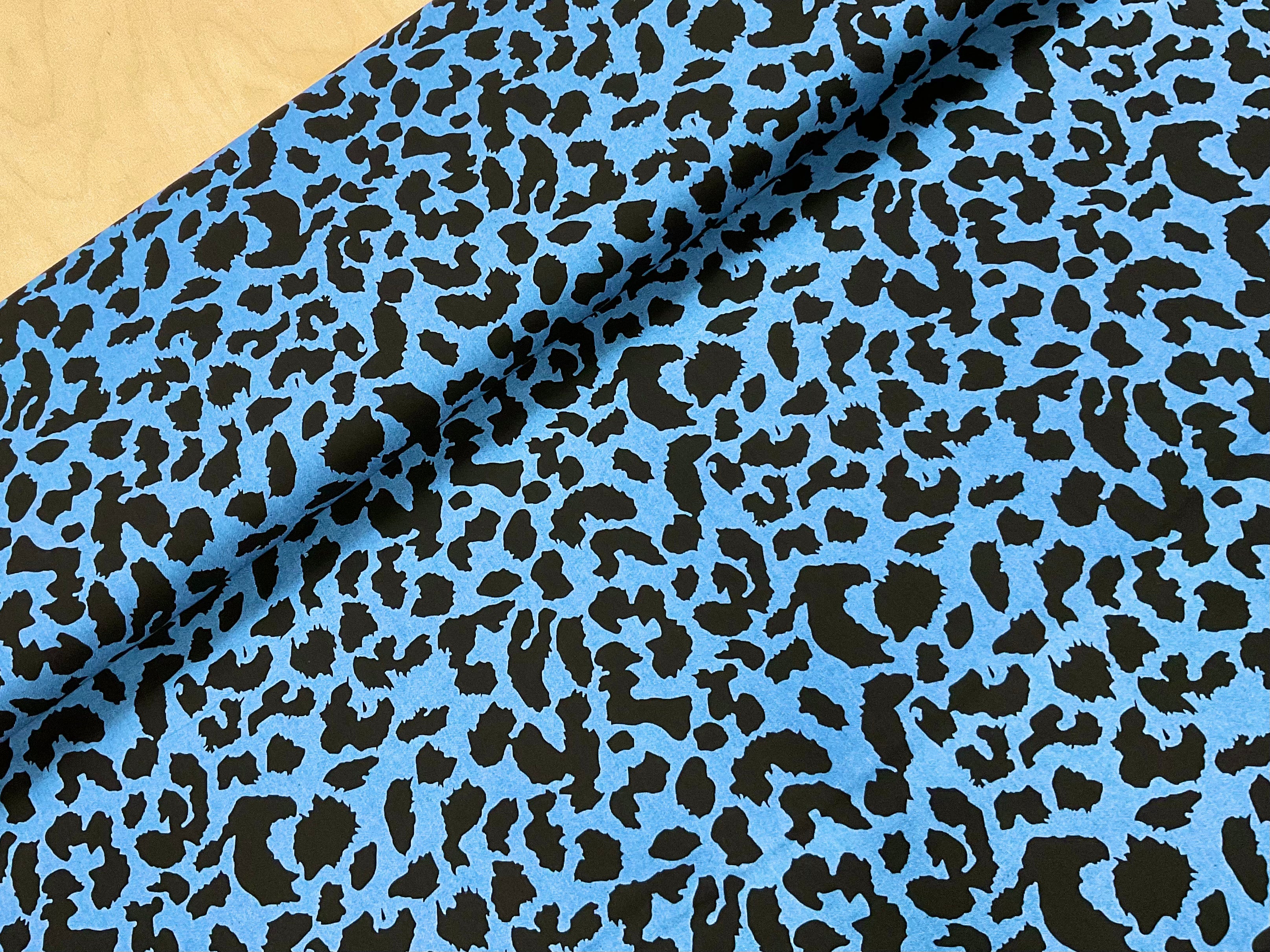 Leopard Print Chambray