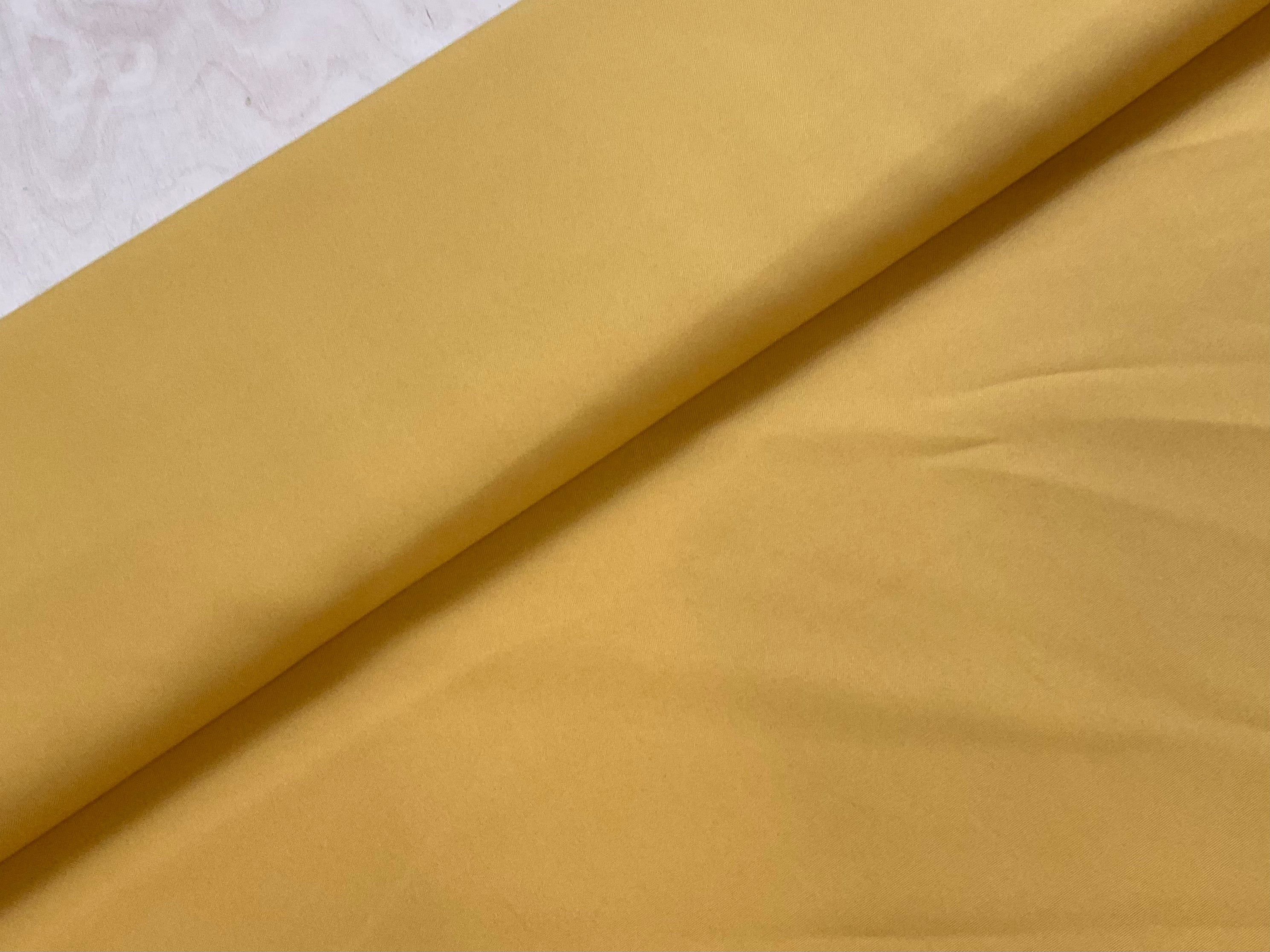 Stock Room Clearance - Light Mustard Polyester Panama