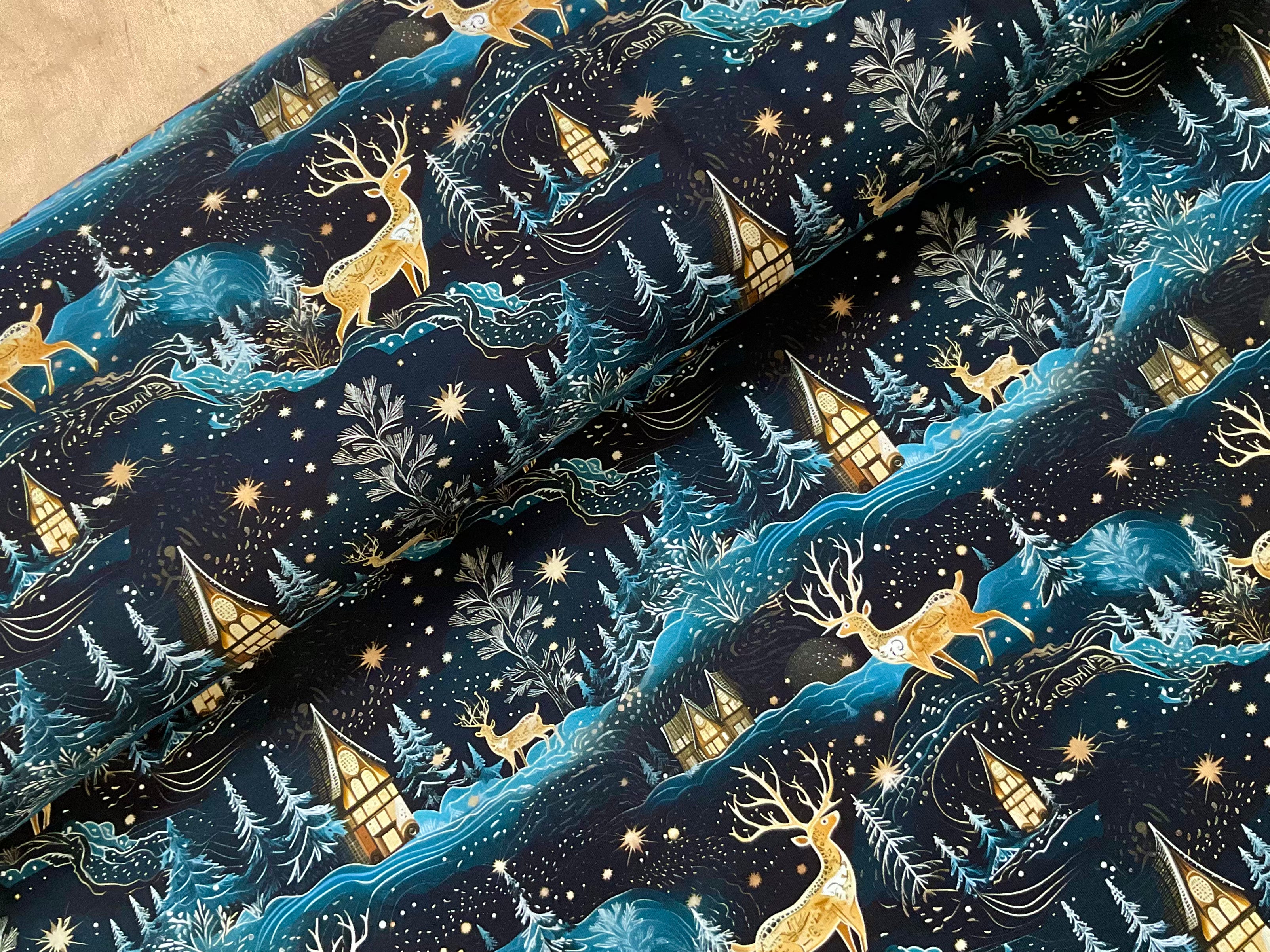 PRE ORDER A Winter’s Night French Terry - DUE IN STOCK MID SEPTEMBER