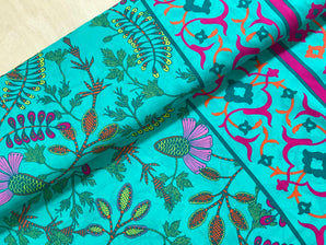 Tiffany Hummingbird Panel Viscose Voile (145cm x 145cm)