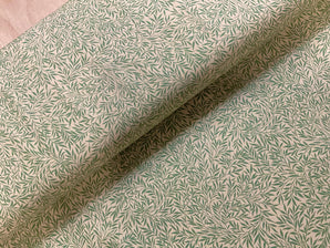 Willow Bough Sage on Natural Cotton