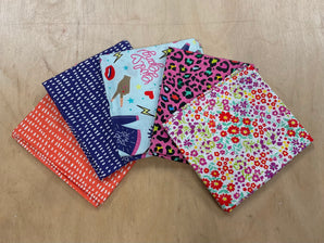 Girl Power Fabric Bundle - Cotton Fat Quarters