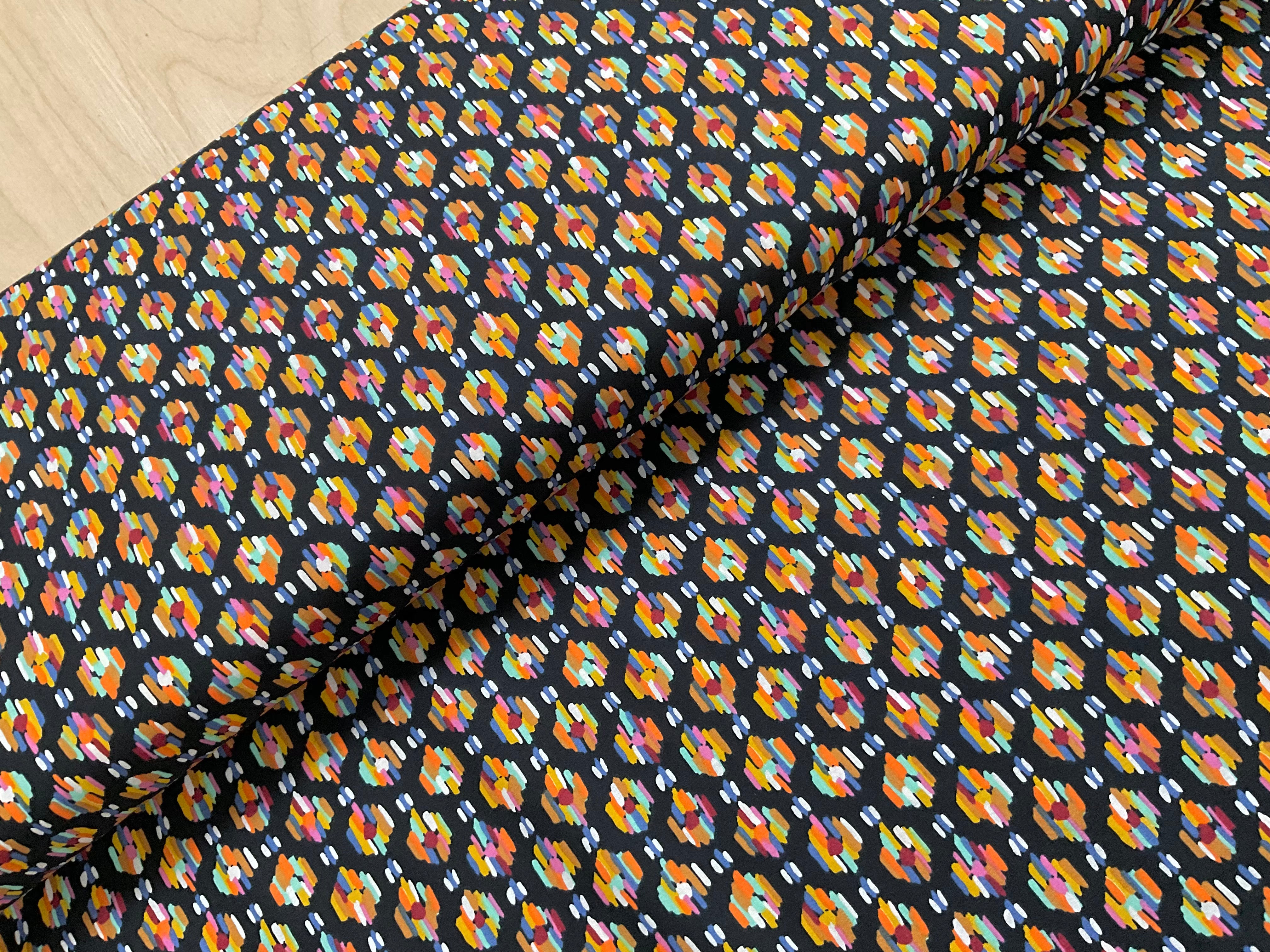 Abstract Diamond Cotton Lawn