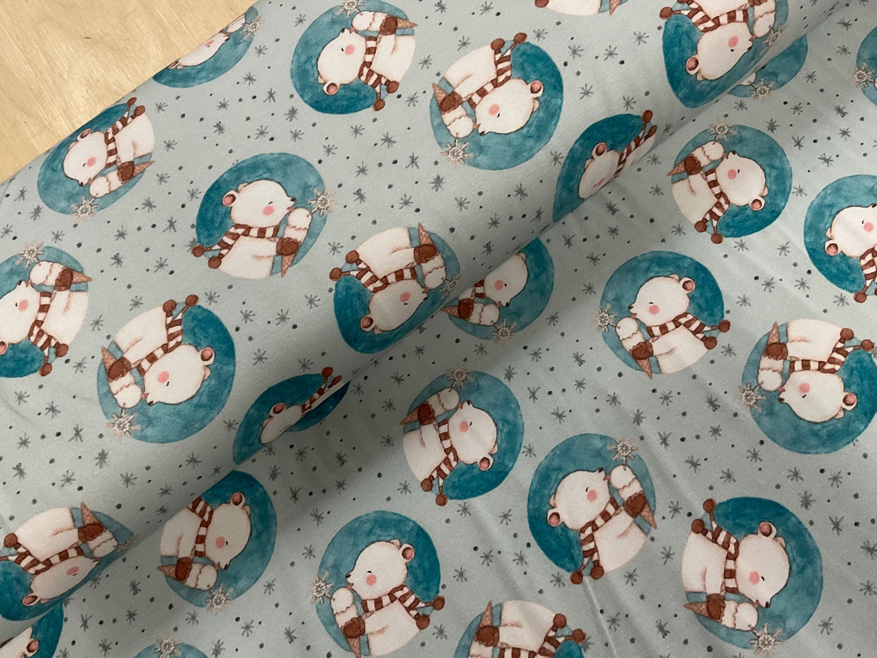 Icy Treat Cotton Jersey Fabric