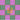 PRE ORDER Pink and Green grid stripes French Terry - DUE IN STOCK END OF NOVEMBER