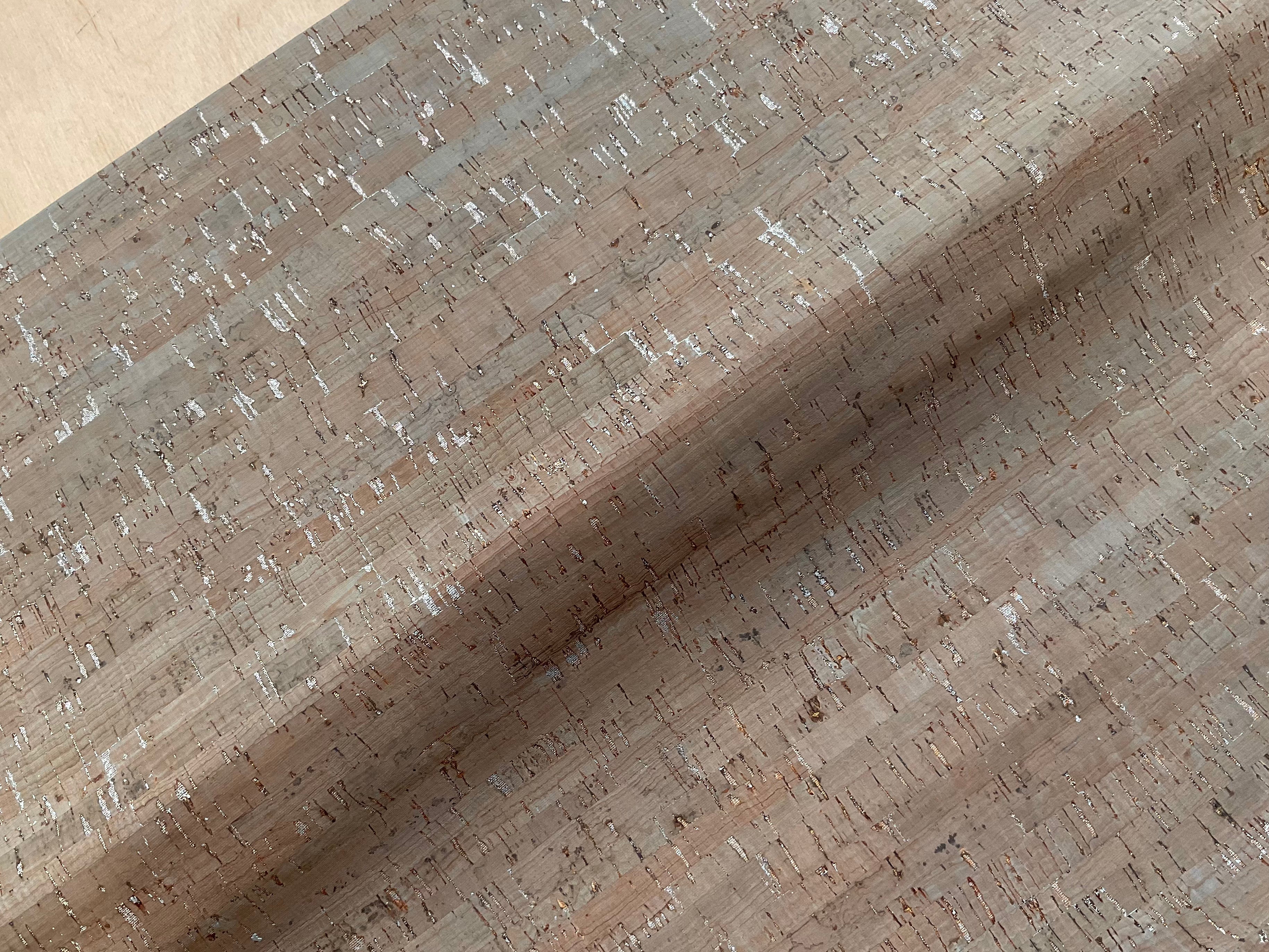 Metallic Cork Leather fabric