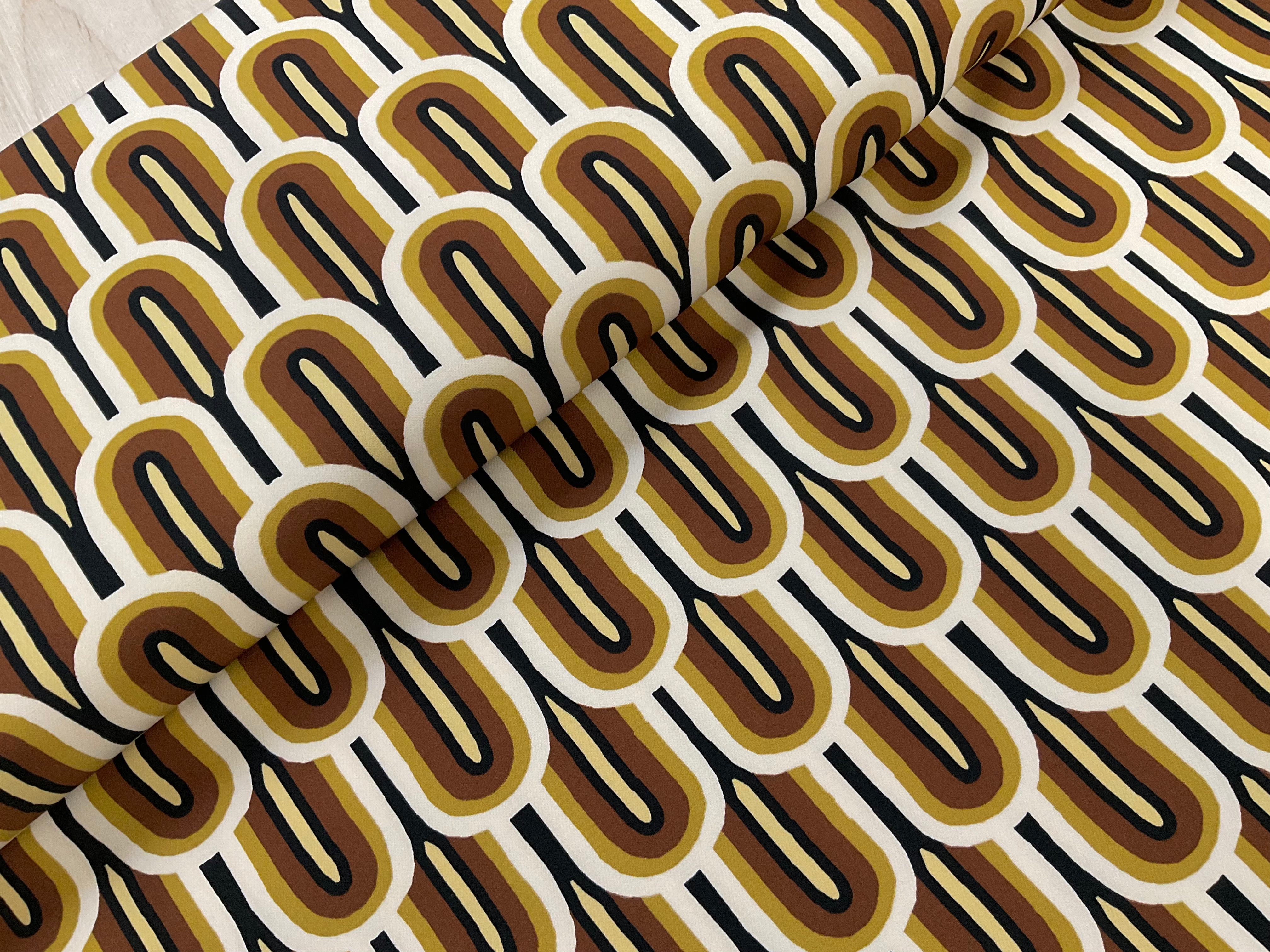 60’s Print Polyester Elastane