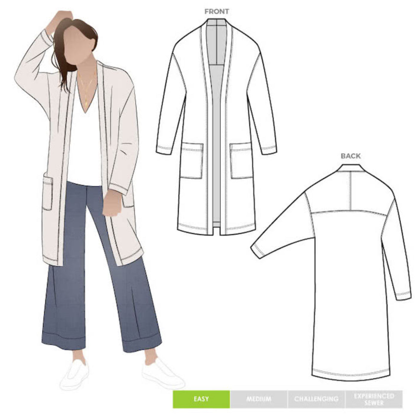 Style Arc Como Knit Cardi Sizes 4-16