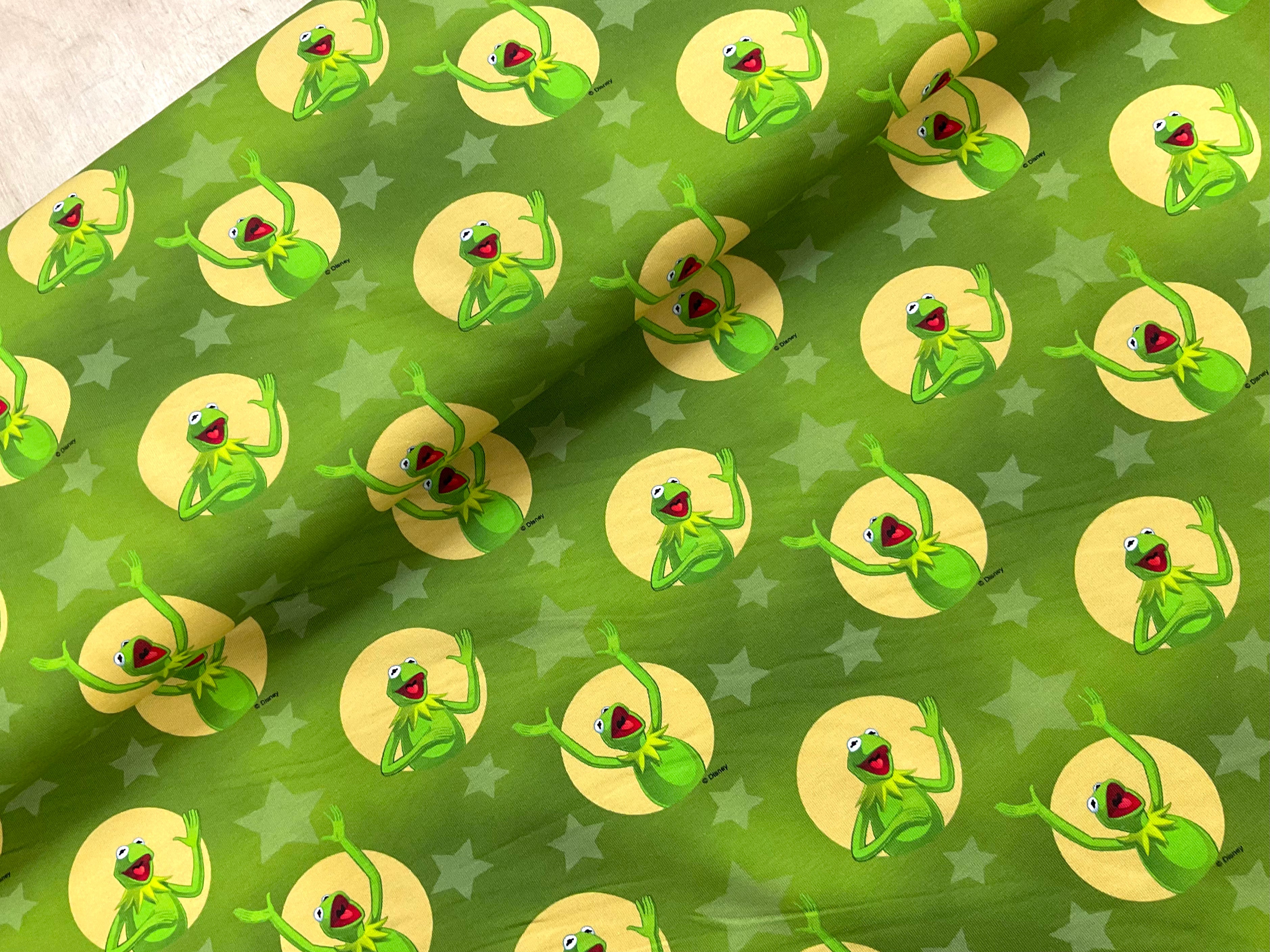Kermit (Licensed) Cotton Jersey Fabric