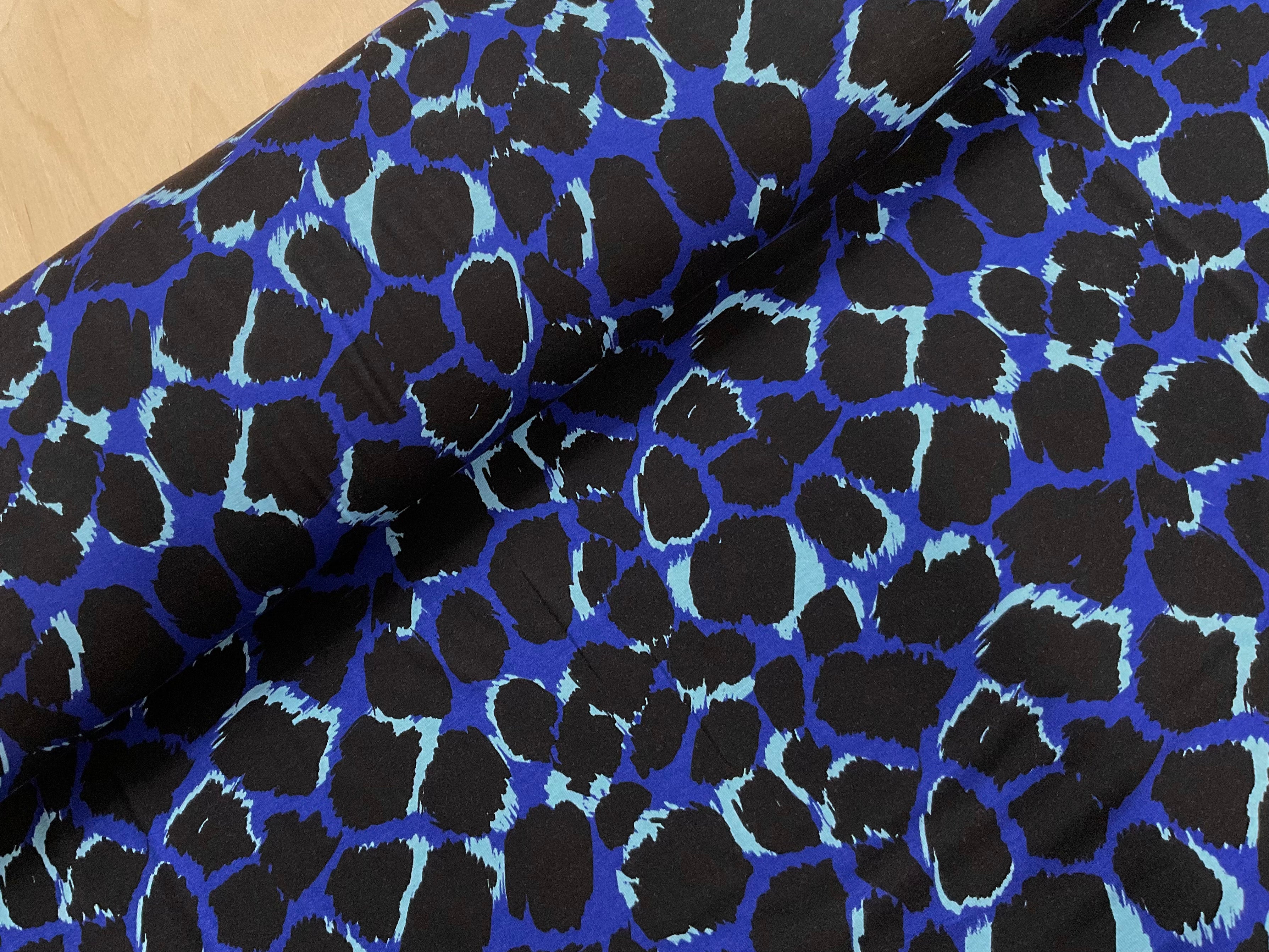 Electric Panther Viscose Jersey