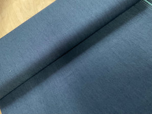 Aqua and Indigo Reversible Stretch Denim