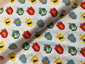 Hogwarts Houses Licensed Cotton