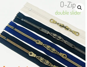 22inch / 55cm O Zip Double Closed End Zipper