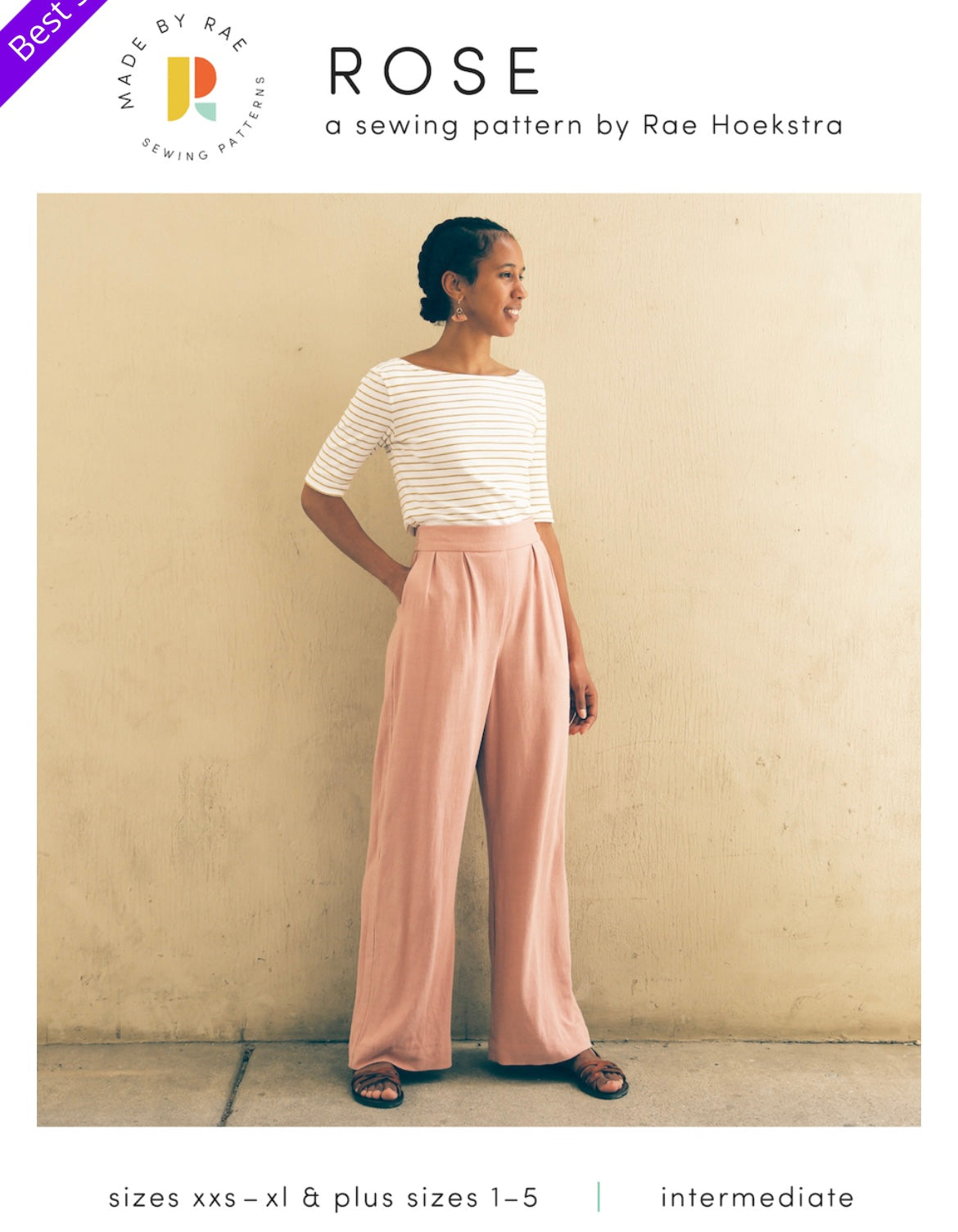 Made by Rae - Rose Sewing Pattern Sizes xxs - xl & Plus Sizes 1 -5