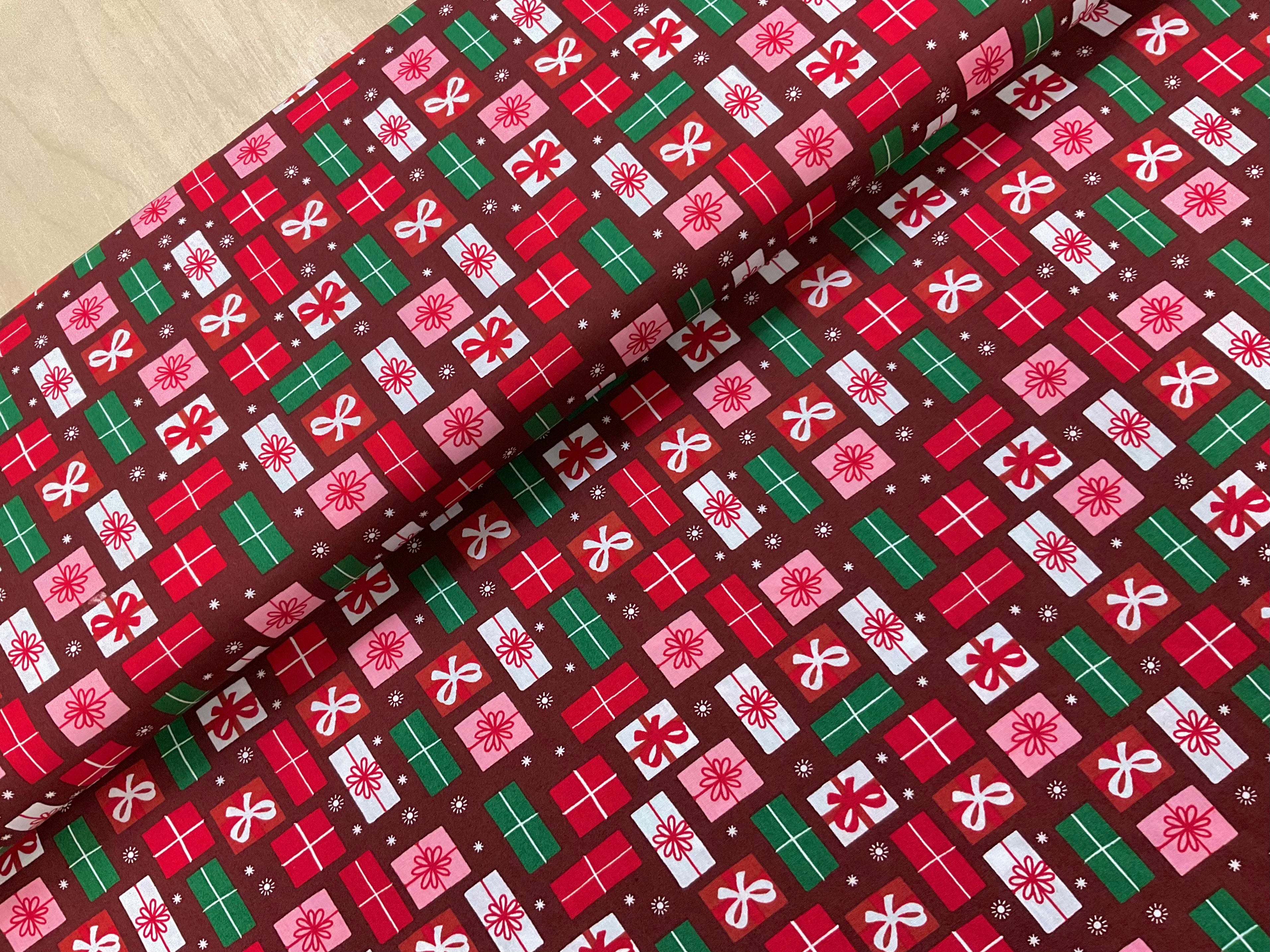 Christmas Presents Cotton Poplin
