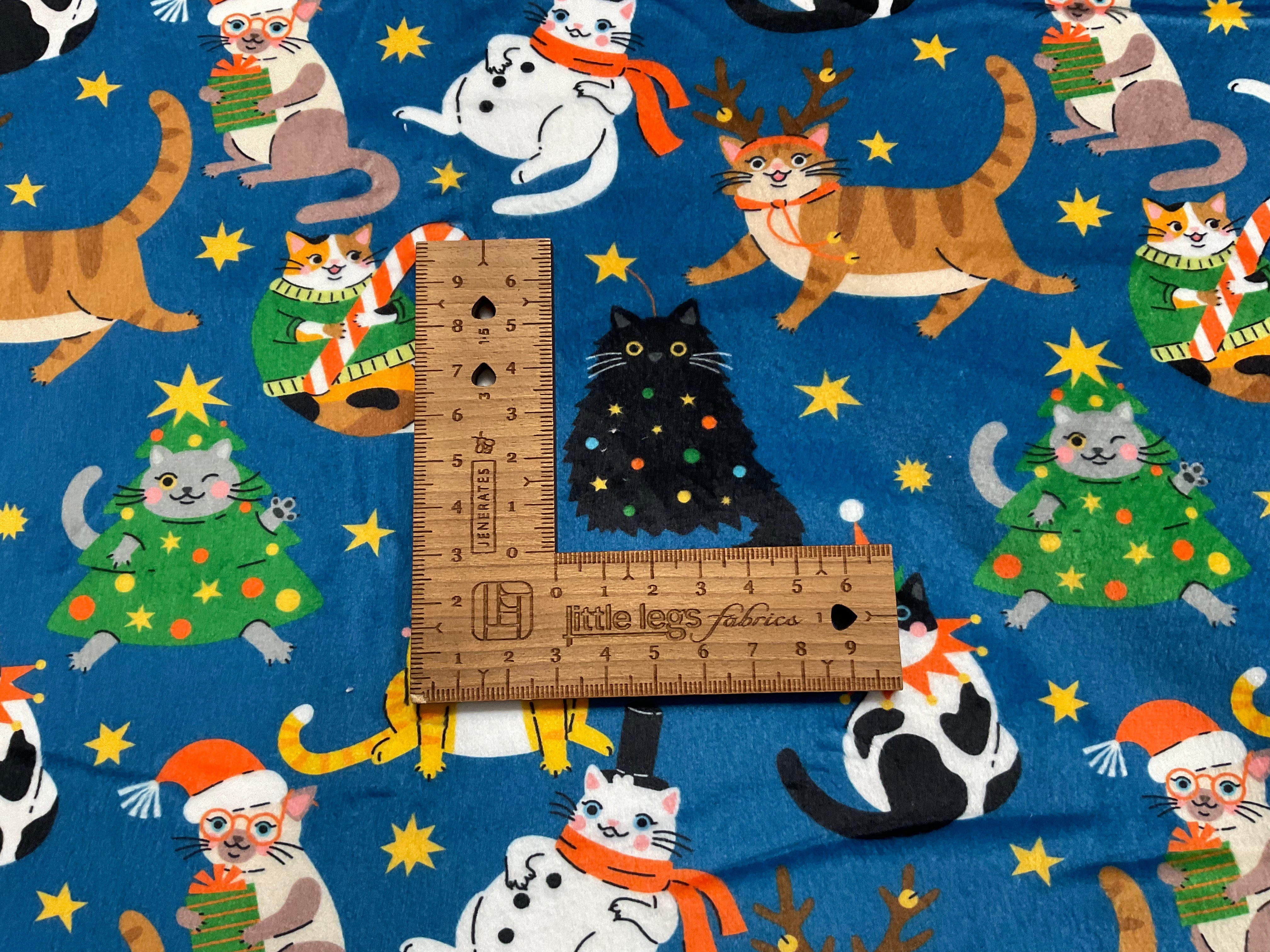 Christmas Cats Squish Fleece