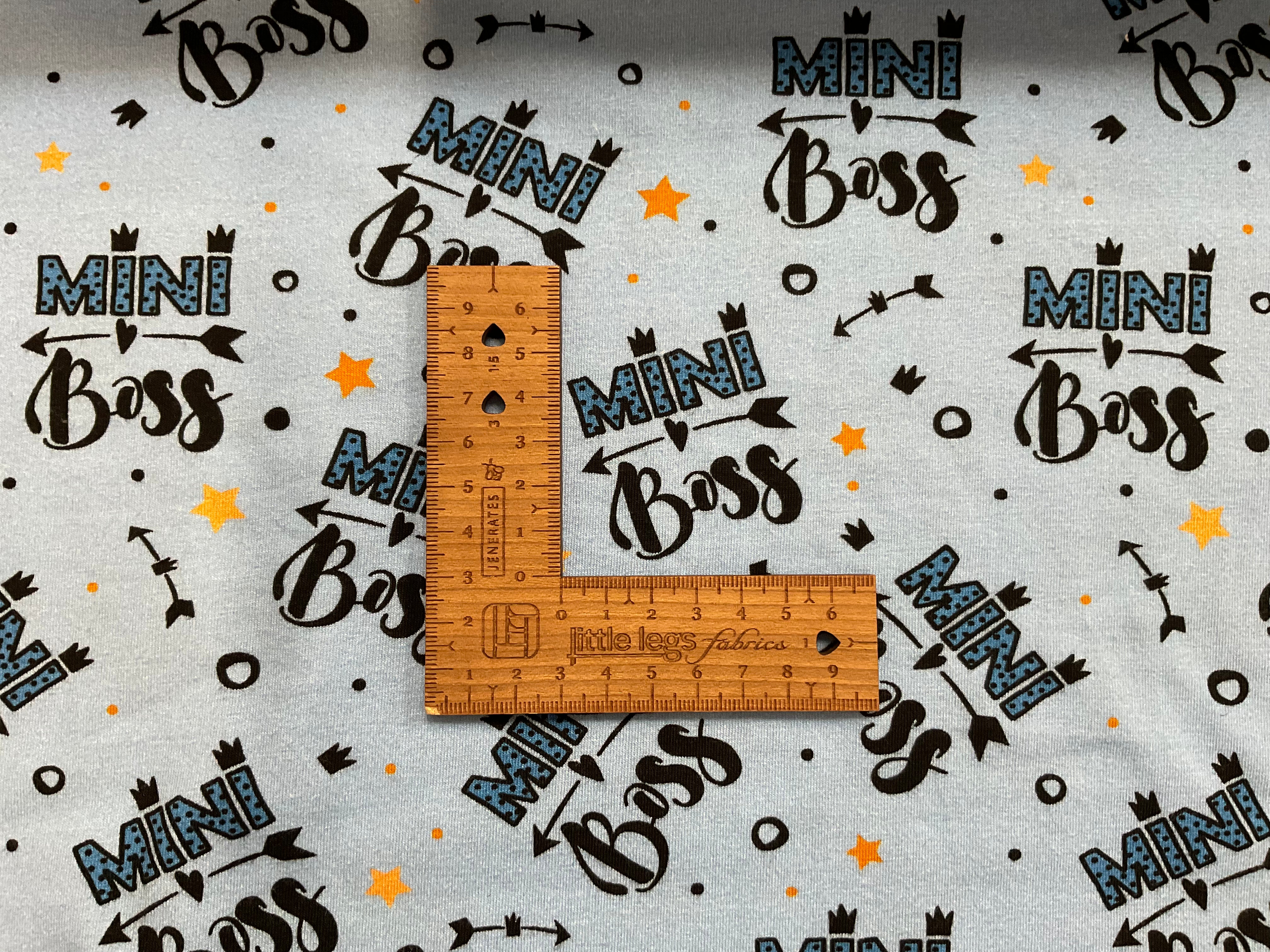 Mini Boss Cotton Jersey Fabric