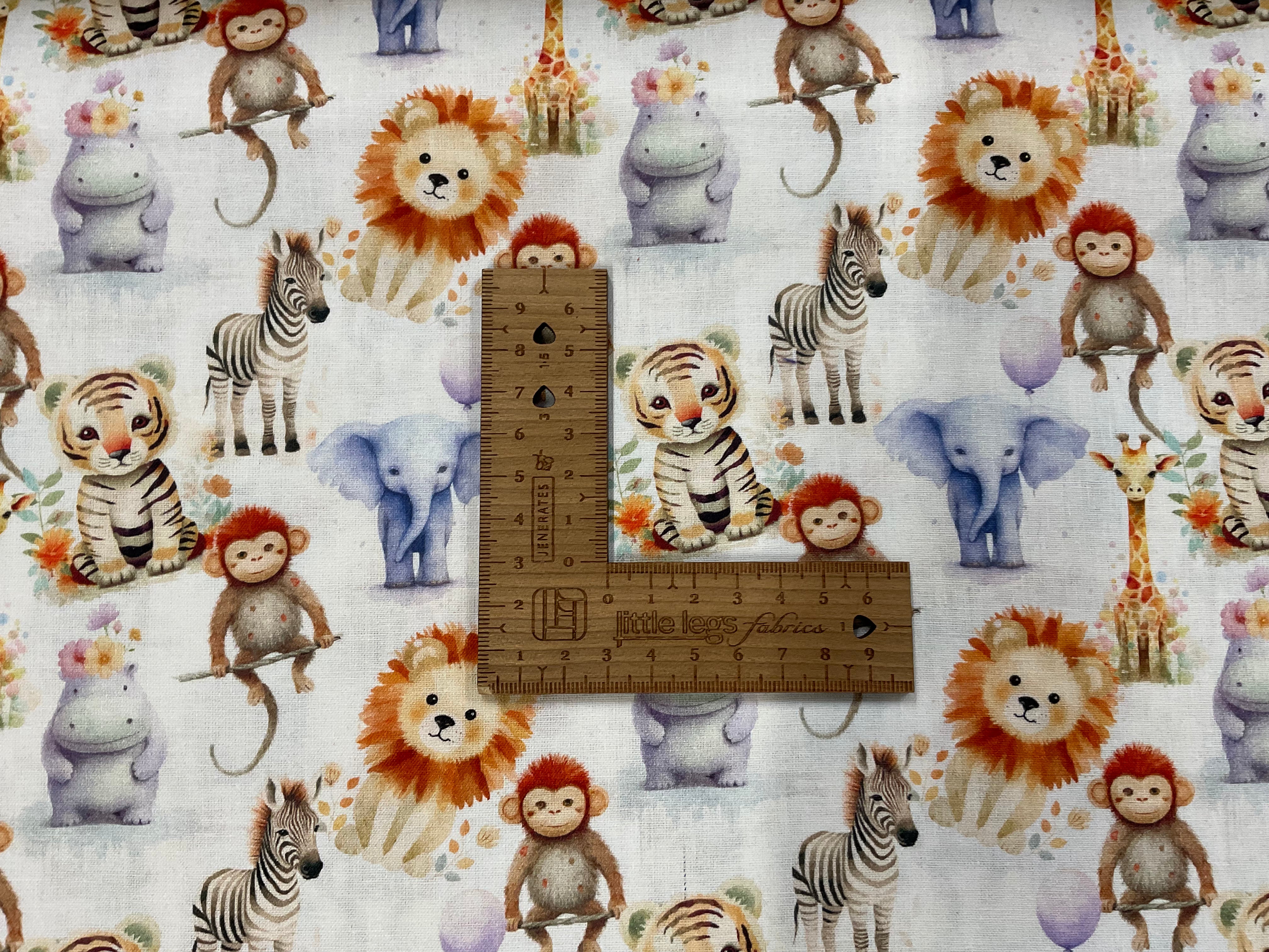 Cute Party Animals Quilting Cottons