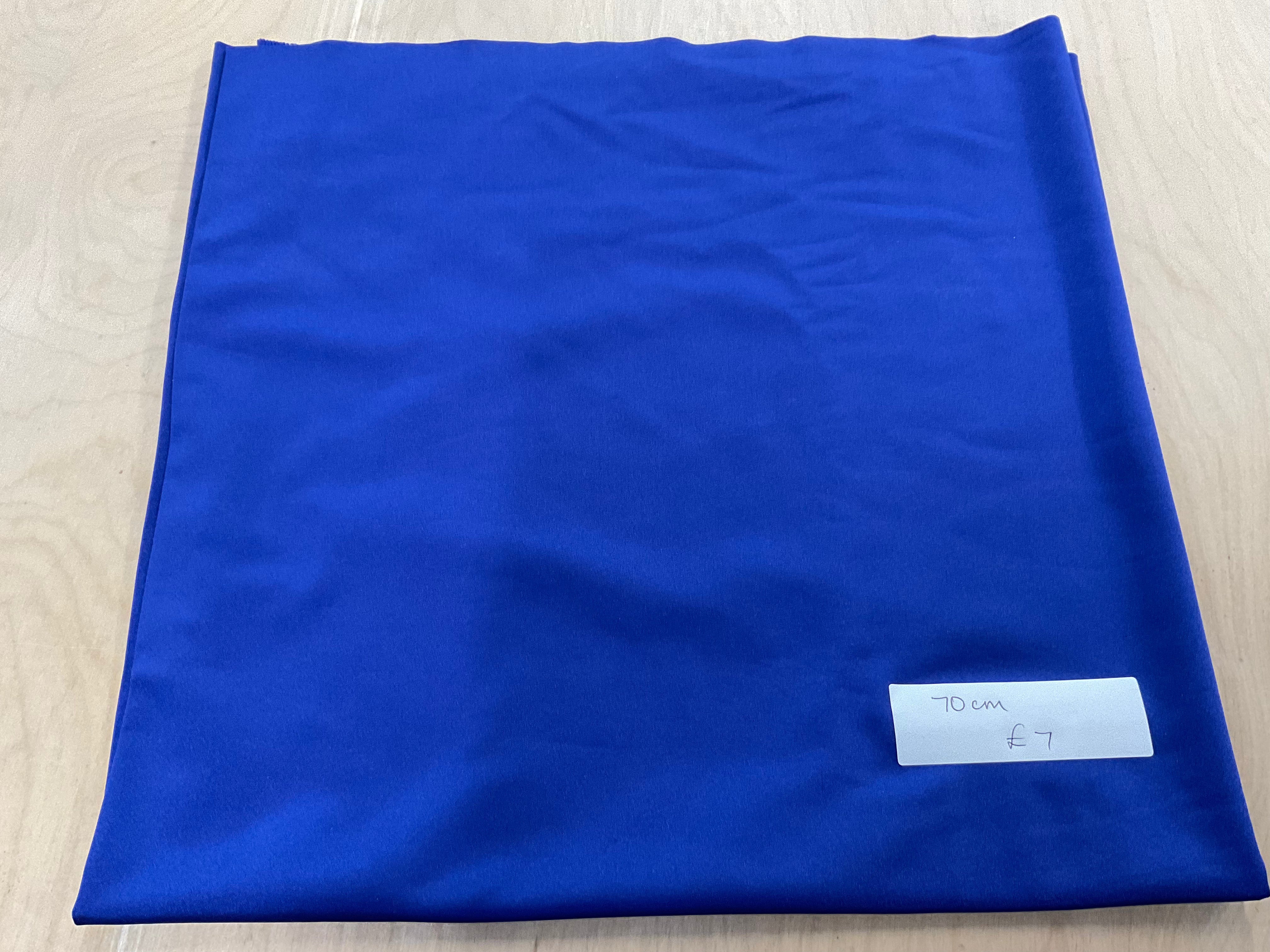 REMNANT  - 70cm royal blue shiny activewear/dancewear