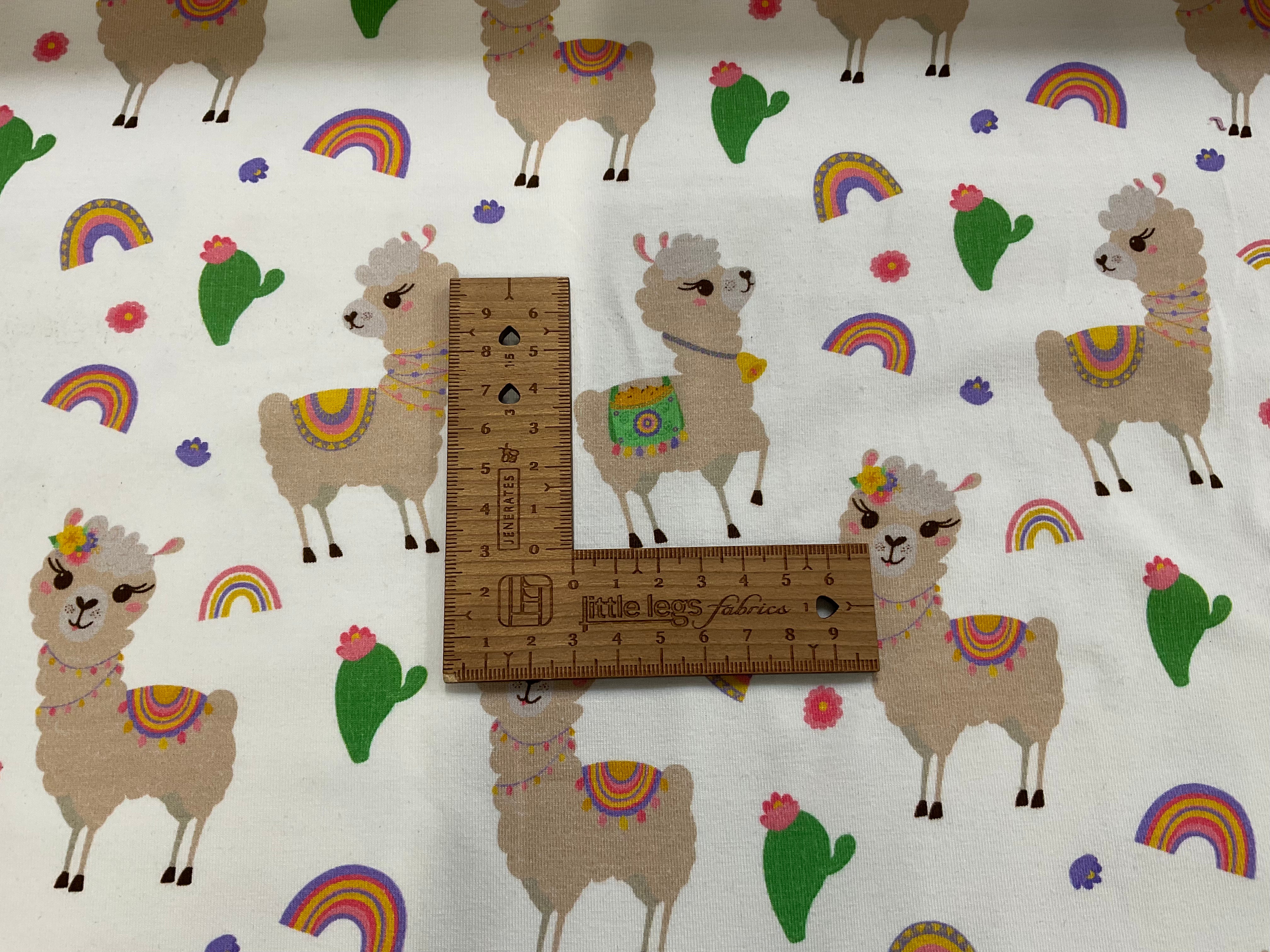 Cute Alpacas Cotton Jersey