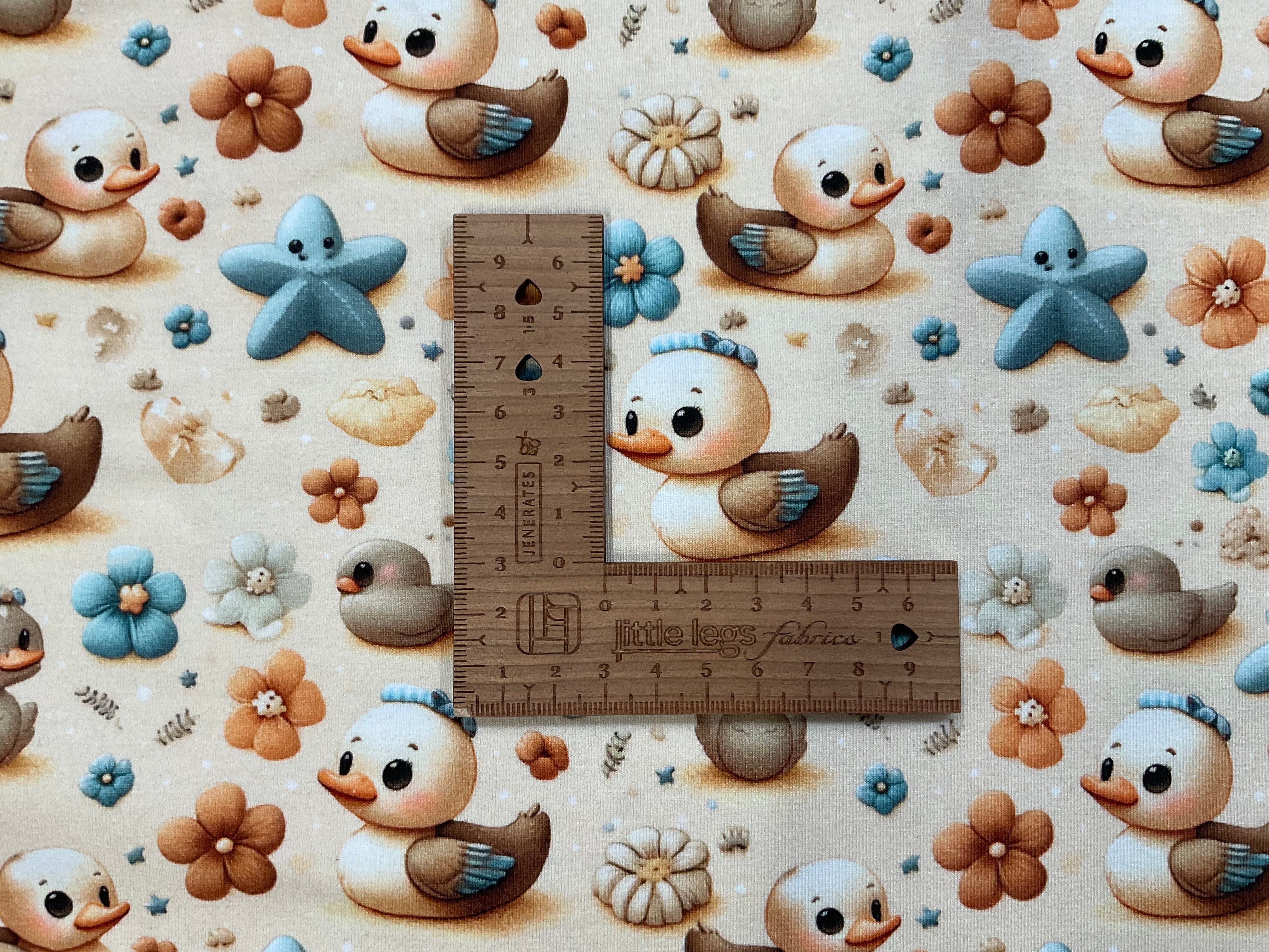 Rubber Ducky and Friends Cotton Jersey