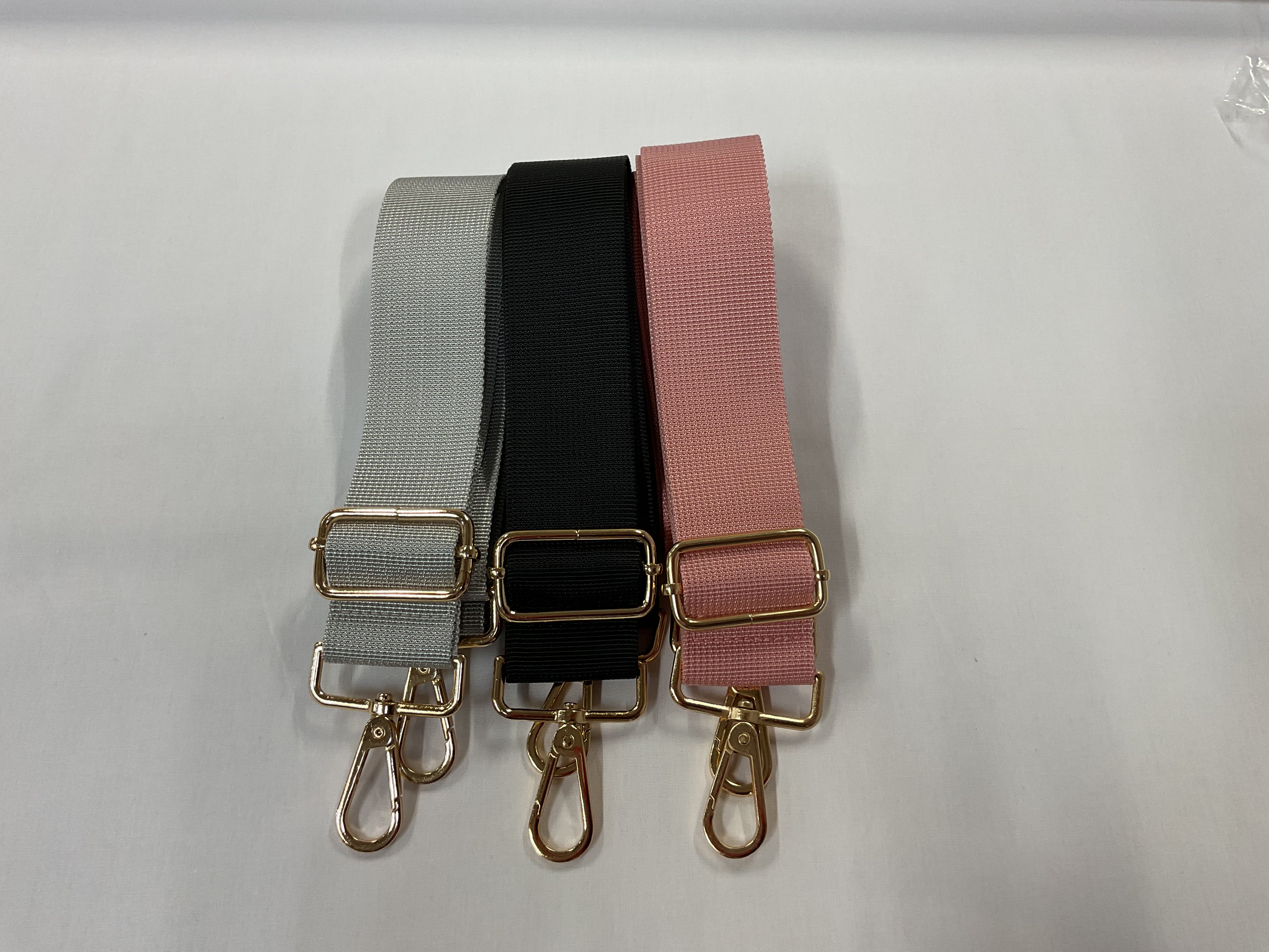 Bag Strap Adjustable With Gold Hardware - Various Colours