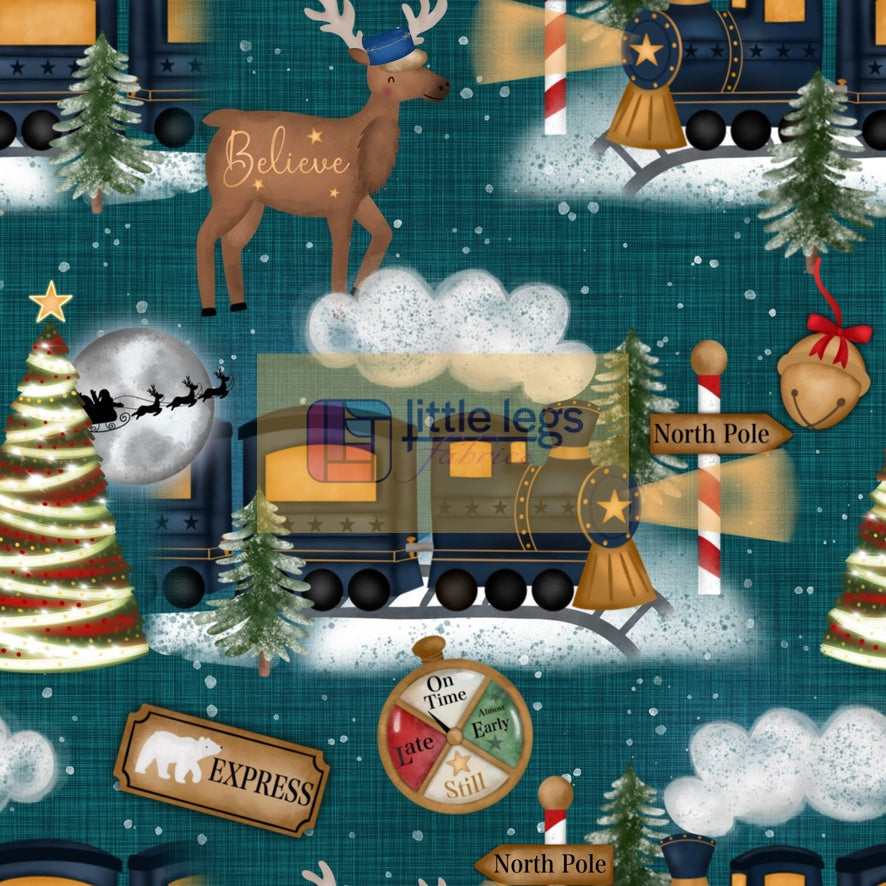 PRE ORDER Polar Express Cotton Jersey - DUE IN STOCK END OF SEPTEMBER 2024