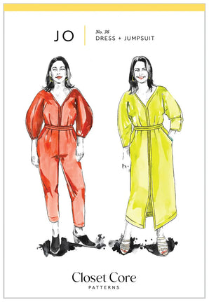 Closet Core Jo Dress and Jumpsuit Sewing Pattern